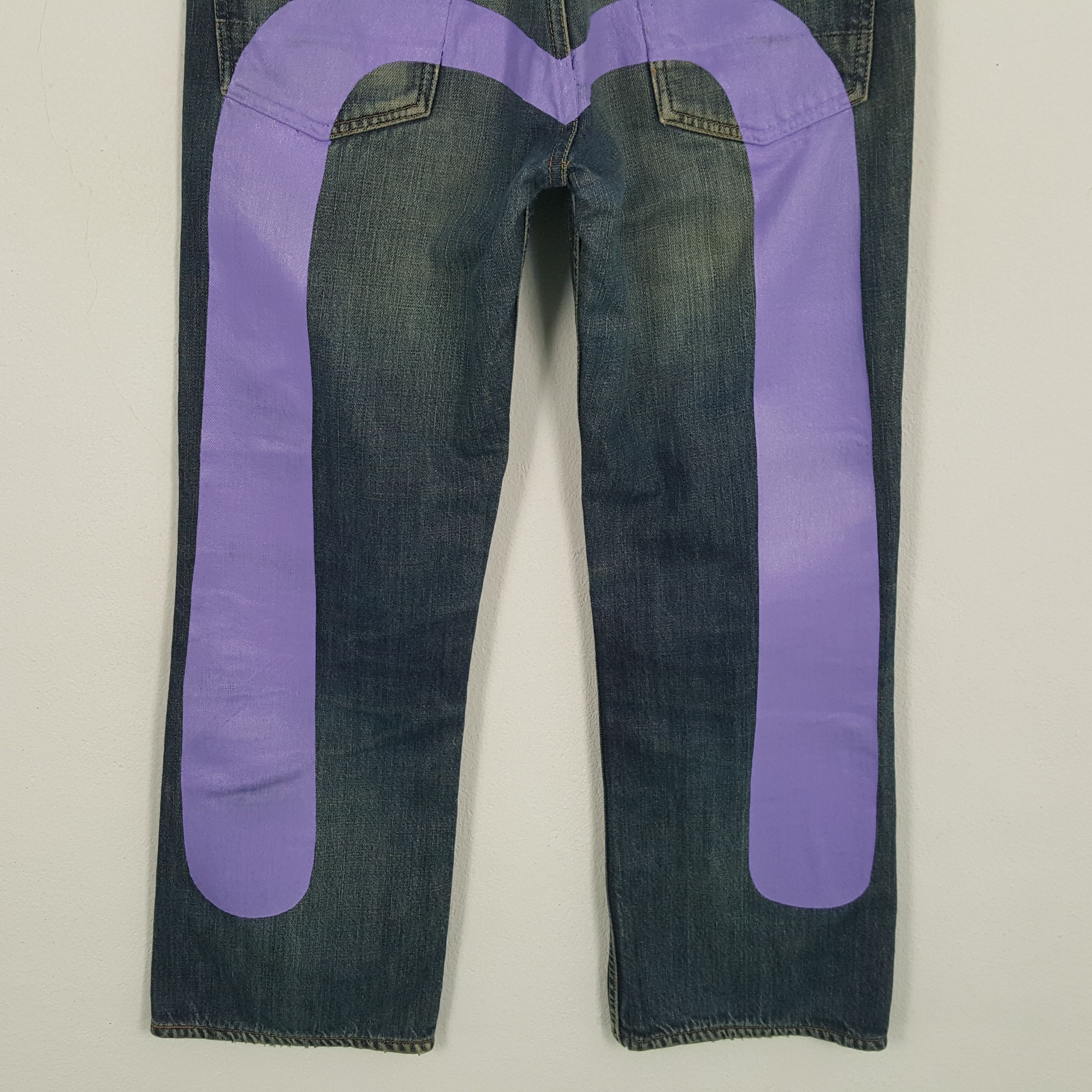 Evisu × Japanese Brand × Vintage Vintage EVISU Japanese Brand Daicock Custom Design Jeans Size US 31 - 3 Thumbnail