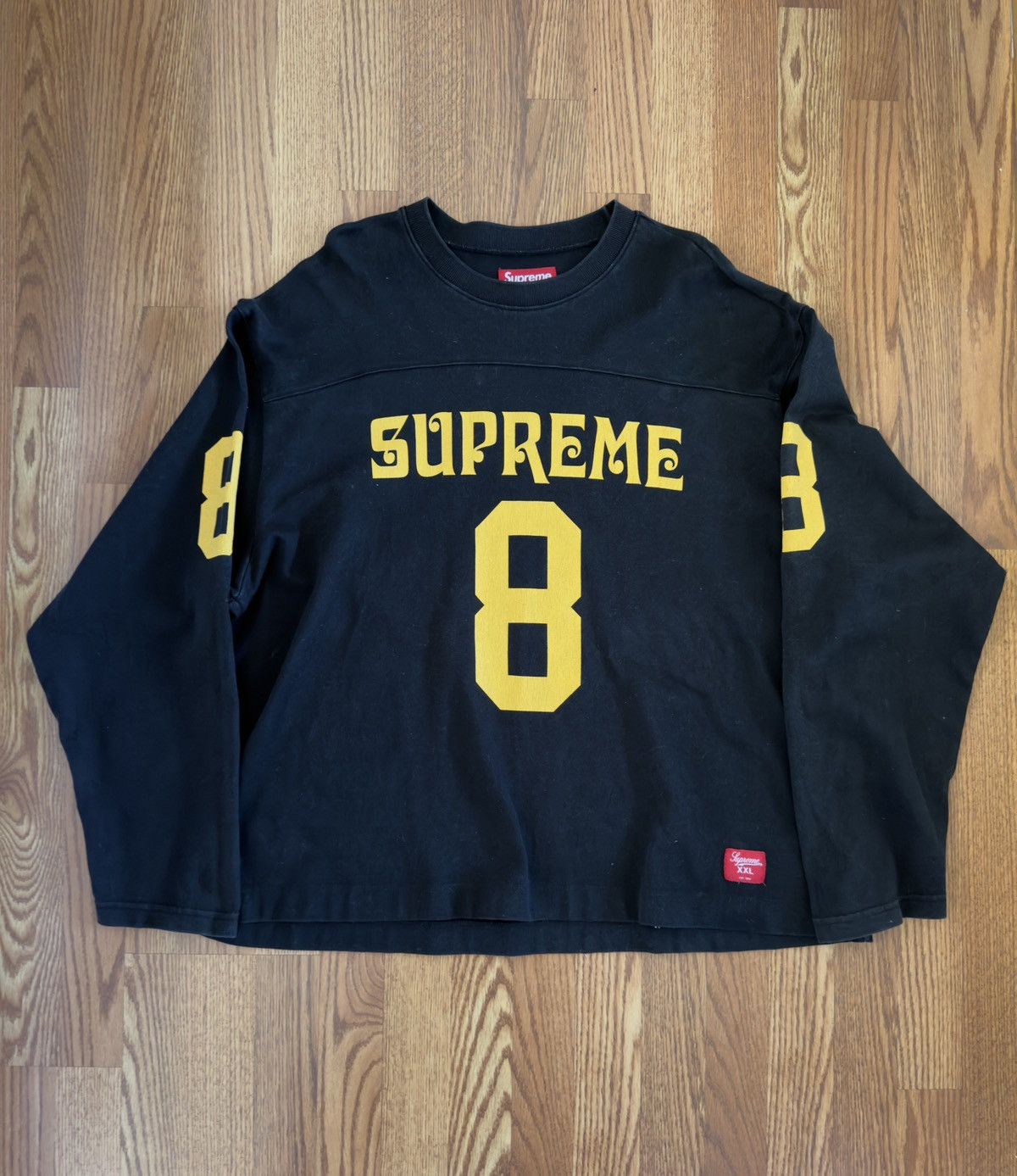 Supreme L S Football Top | Grailed