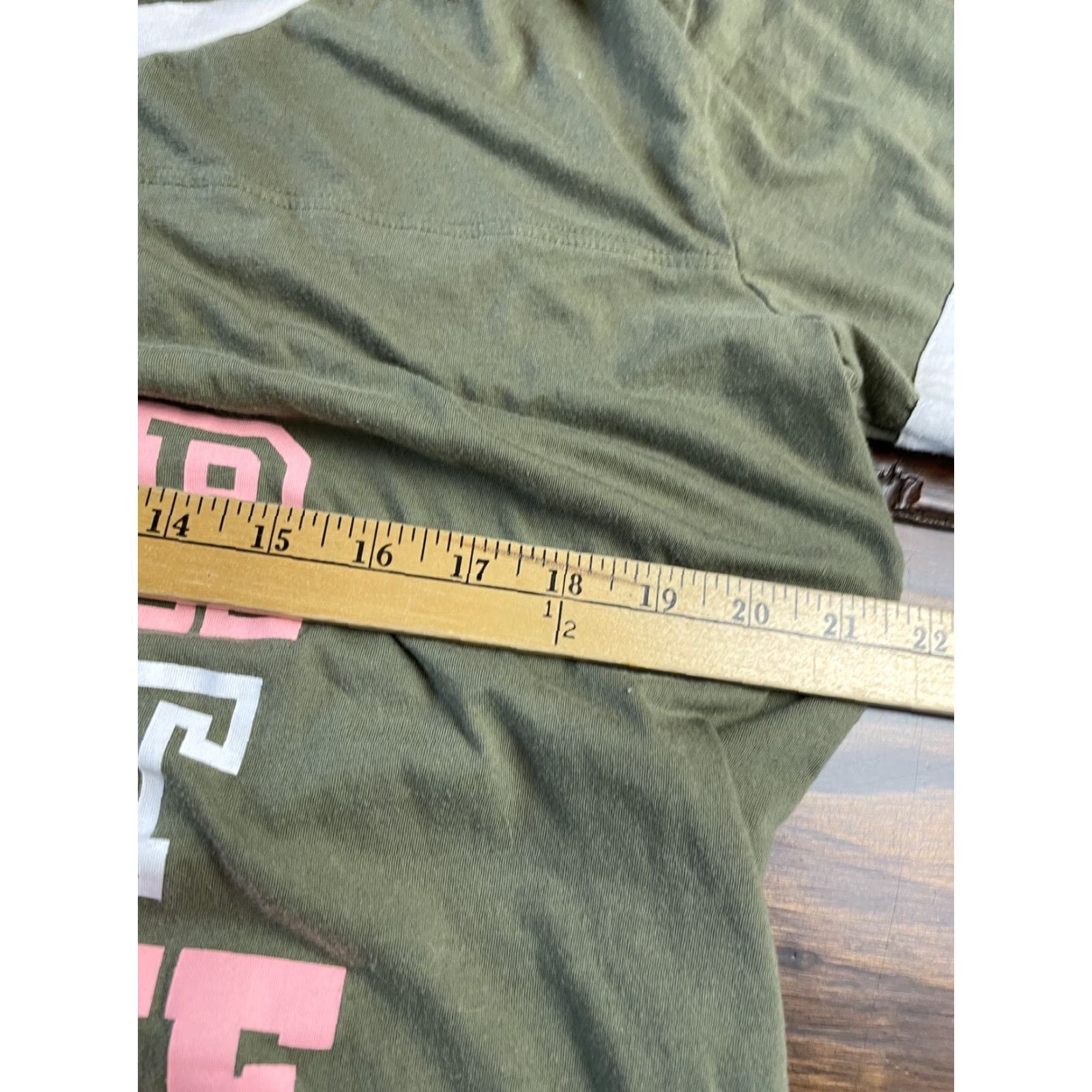 Vintage Just Be.. T-Shirt Women's XL Green White Striped Be Your Best #Selfie Size XL / US 12-14 / IT 48-50 - 5 Thumbnail