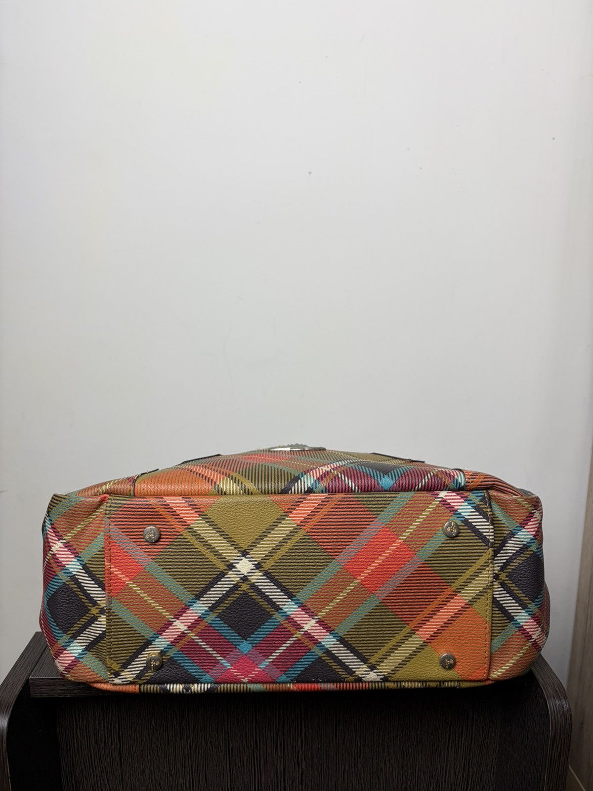 Vivienne Westwood FREE TAX! Vintage Vivienne Westwood Plaid Leather Handbag Size ONE SIZE - 8 Thumbnail