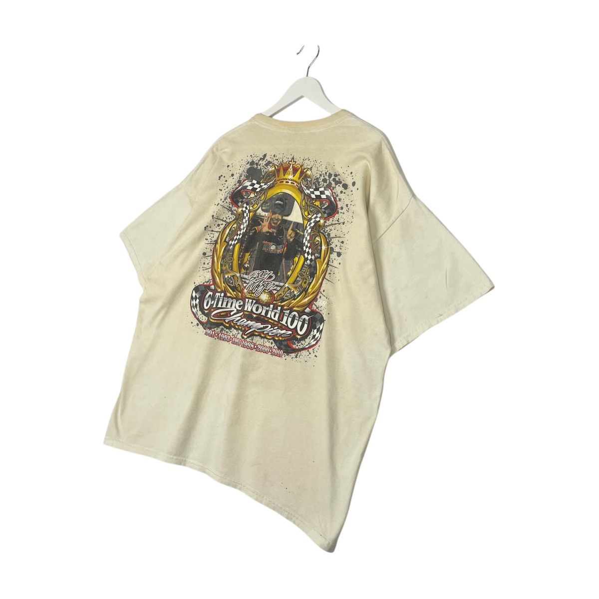 Designer × Vintage Vintage 6 - time world 100 champion Size US XL / EU 56 / 4 - 5 Thumbnail
