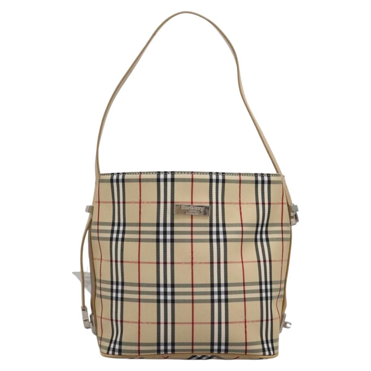 Burberry Blue Label Beige Canvas Shoulder Bag (Pre-Owned) Size ONE SIZE - 1 Thumbnail