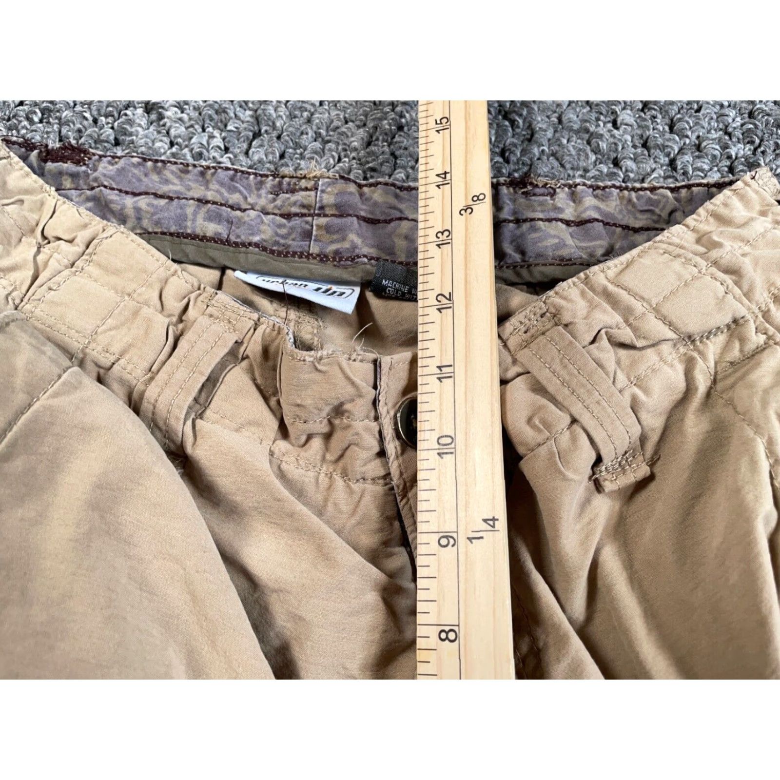 Vintage Vintage Men's Cargo Convertible Pants Shorts 30 x 30 Beige Y2K Hipster Punk Casual Size US 32 / EU 48 - 7 Thumbnail