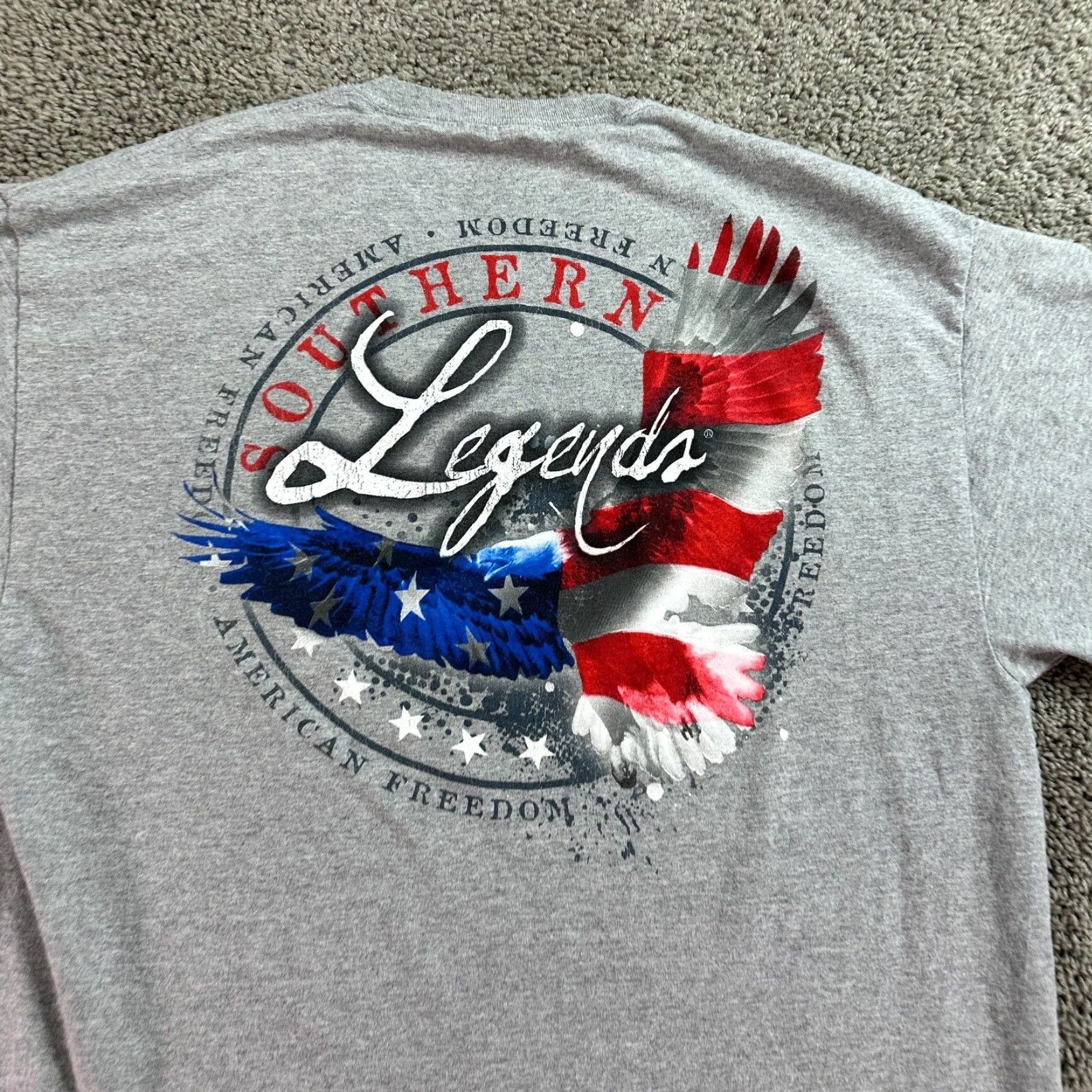 Vintage Southern Legends Shirt Mens XL Gray Graphic Print Logo Size US XL / EU 56 / 4 - 3 Thumbnail