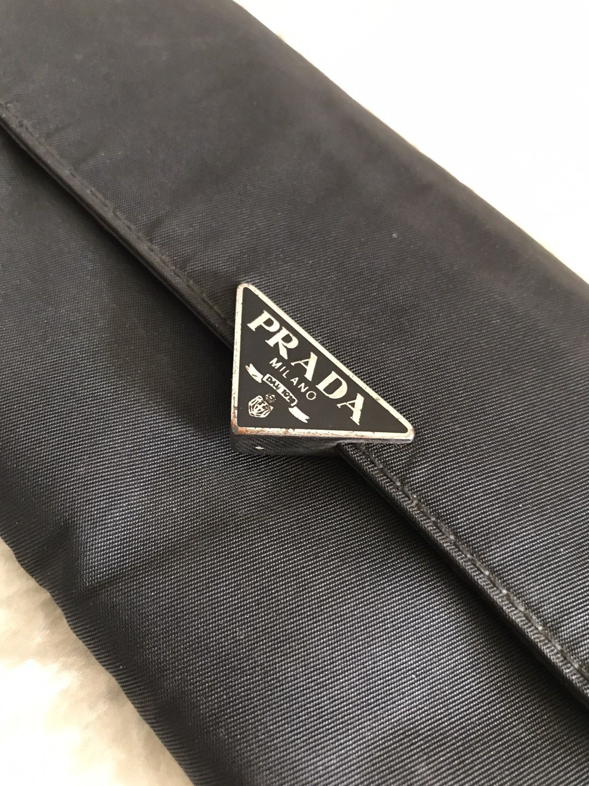 Prada × Vintage PRADA Wallet Black Nylon Leather Size ONE SIZE - 5 Thumbnail