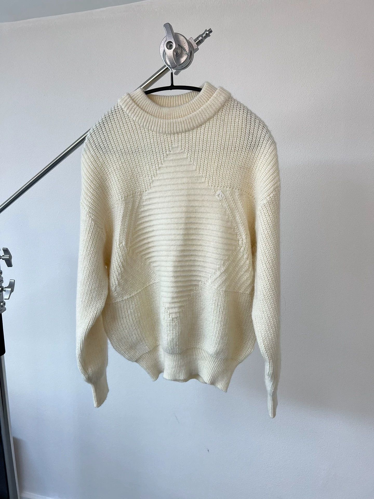 Dior Dior Sports Cream Double Collar Sweater Old Money Size M / US 6-8 / IT 42-44 - 2 Thumbnail
