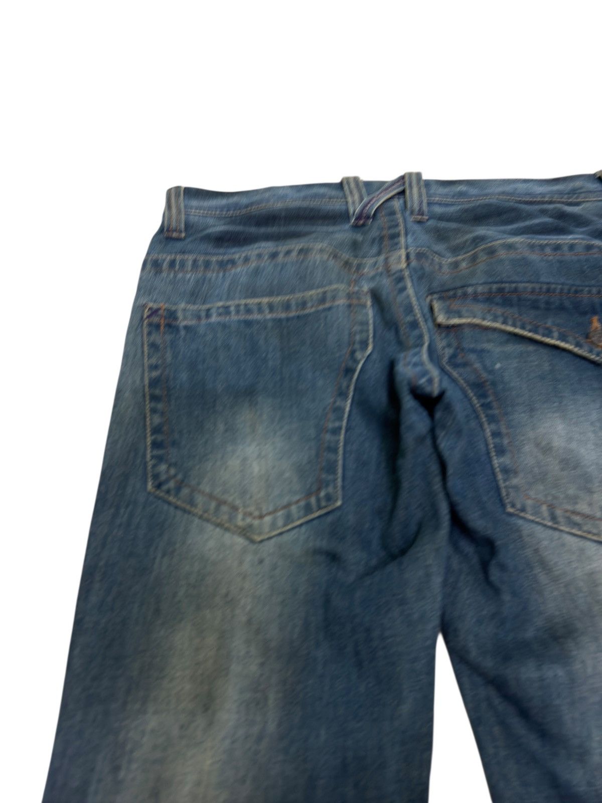 Hysteric Glamour FLARE ROOT THREE CLAW MARK DISTRESSED DOUBLE POCKET DENIM Size US 32 / EU 48 - 9 Thumbnail