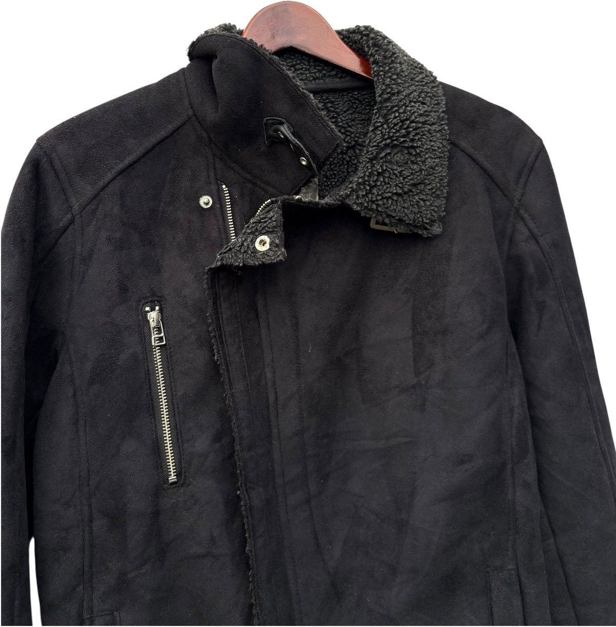 Journal Standard Journal Standard Double Collar Sherpa Lining Biker Jacket Size US S / EU 44-46 / 1 - 6 Thumbnail