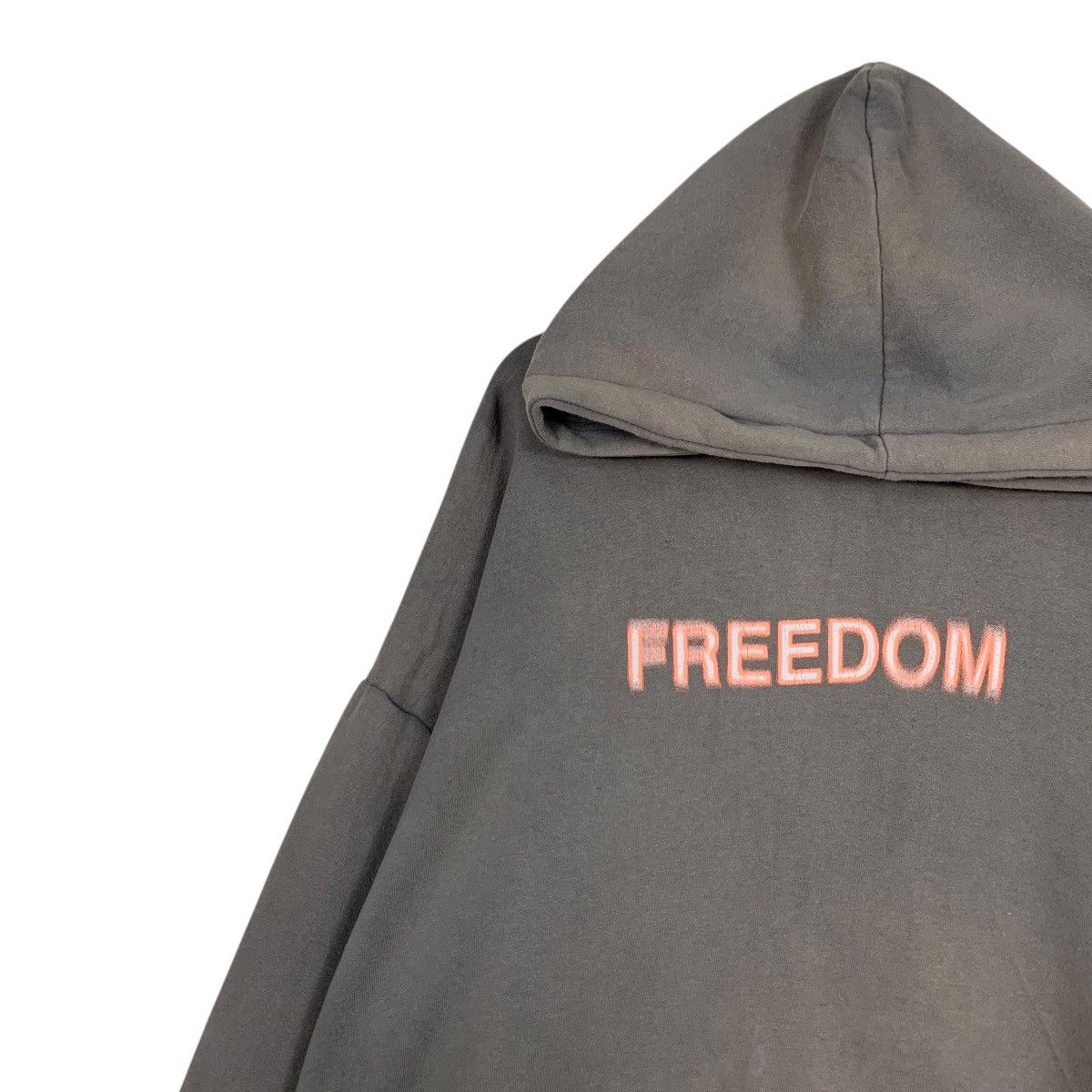 Vintage FREEDOM Sun Faded Pullover Hoodie Sweatshirt #3634-C166 Size US XL / EU 56 / 4 - 8 Thumbnail