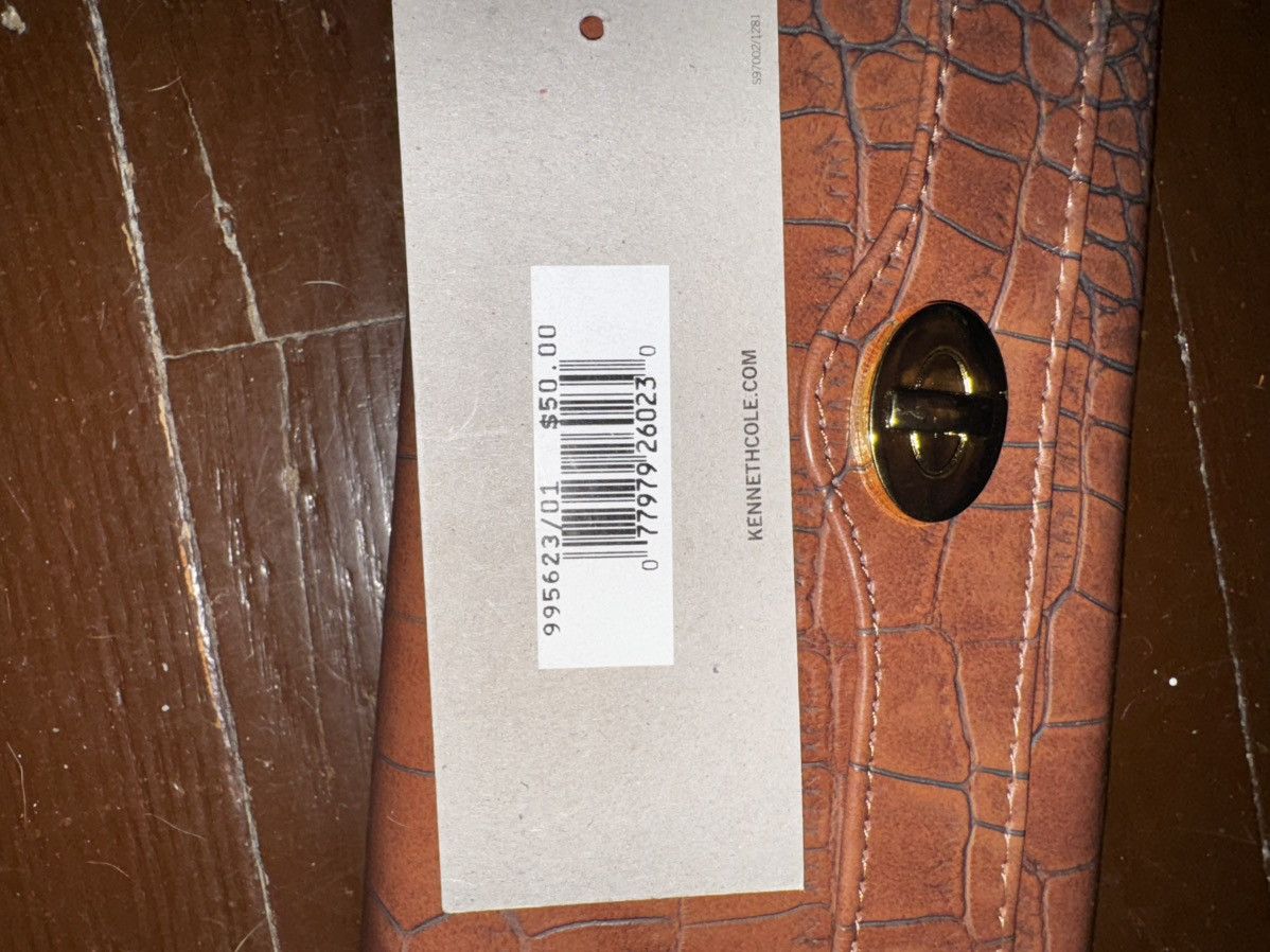 Kenneth Cole Kenneth Cole Reaction Brown Crocodile Embossed Wallet Size ONE SIZE - 6 Thumbnail