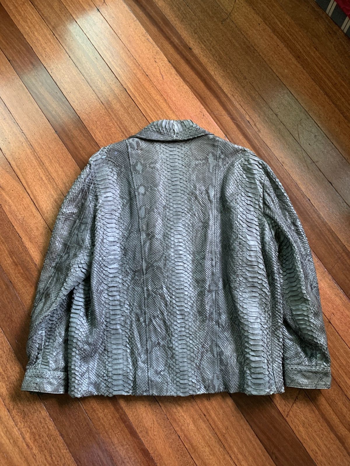 Gucci Rare! A/W 1998- Gucci- Tom Ford- Snakeskin Leather Coat Size US L / EU 52-54 / 3 - 2 Thumbnail