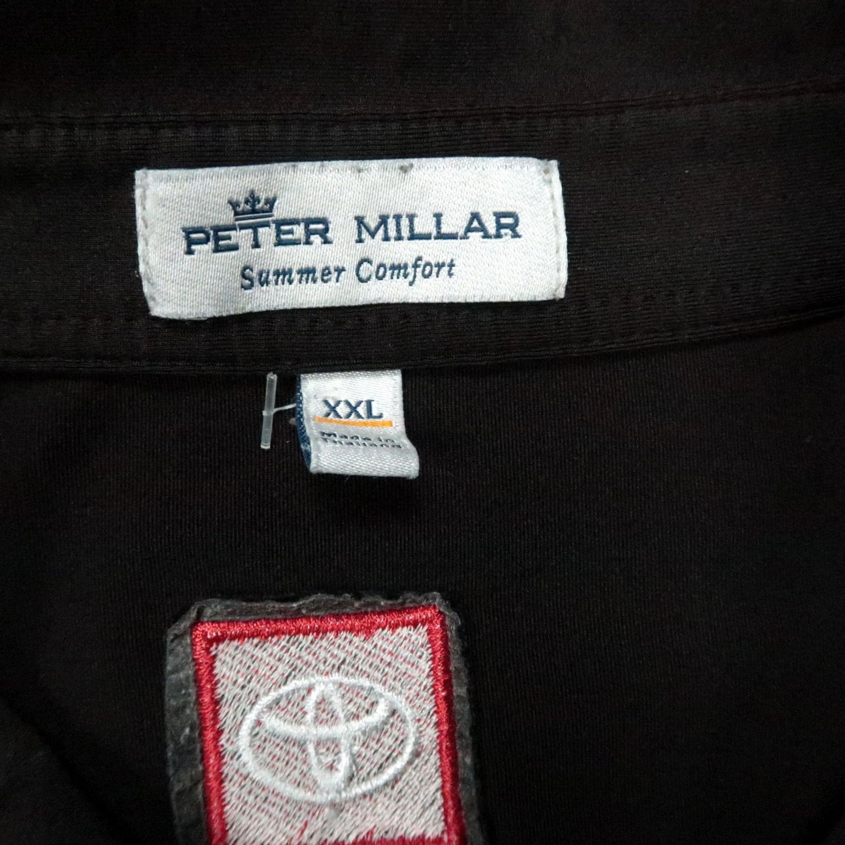 Peter Millar Peter Millar Polo Shirt Mens 2XL Black Performance Golf | Peter Millar Polo Shirt Mens Black 2XL Golf Performance Polo Clothing Size US XXL / EU 58 / 5 - 3 Thumbnail