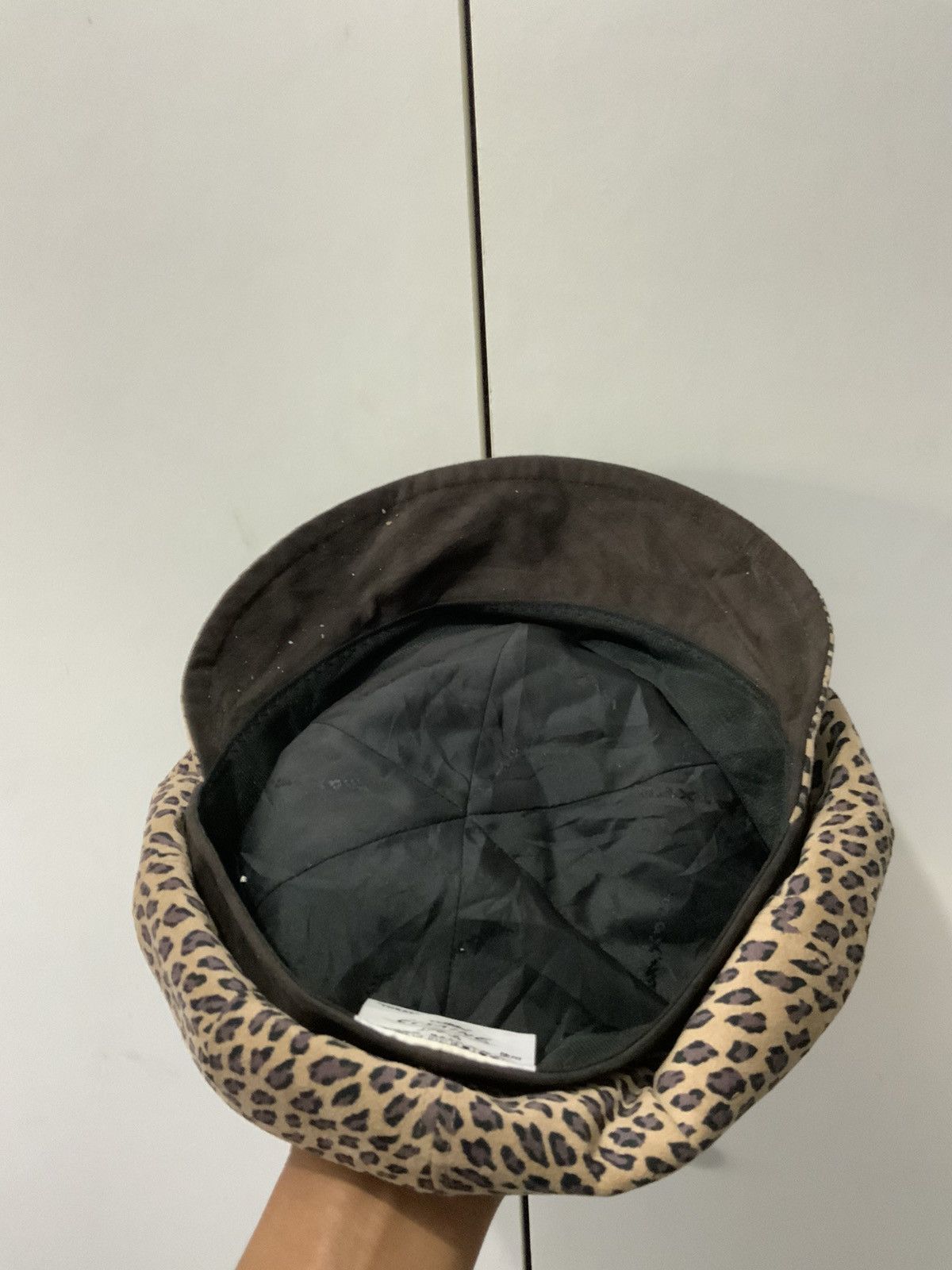 Hat Club Toray Ecsaine Leopard Japan Made Hat Size ONE SIZE - 8 Thumbnail