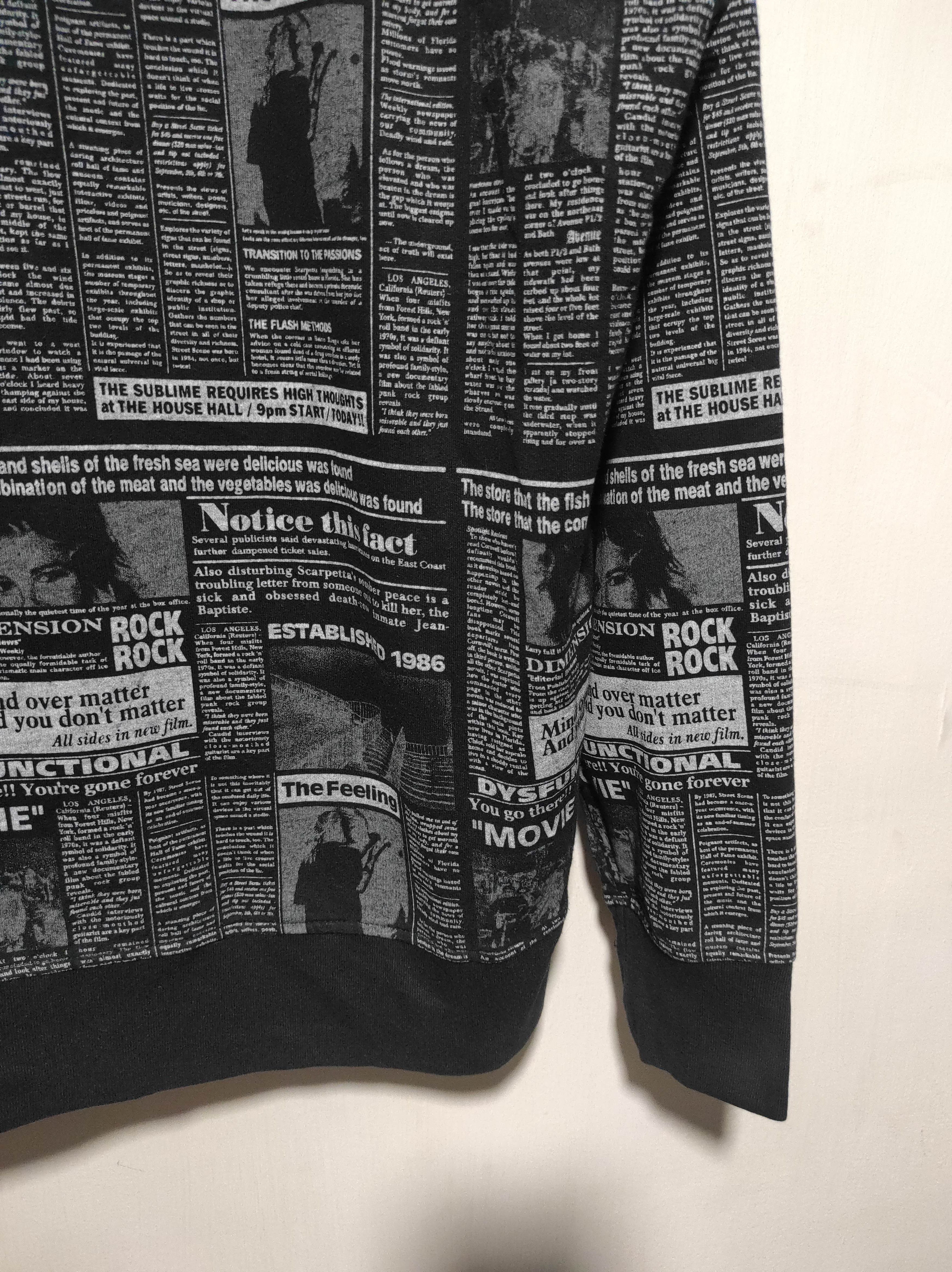Hysteric Glamour Commontage Newspapper Zip Fur Hoodie LGB IfSixWasNine style Size US L / EU 52-54 / 3 - 18 Thumbnail