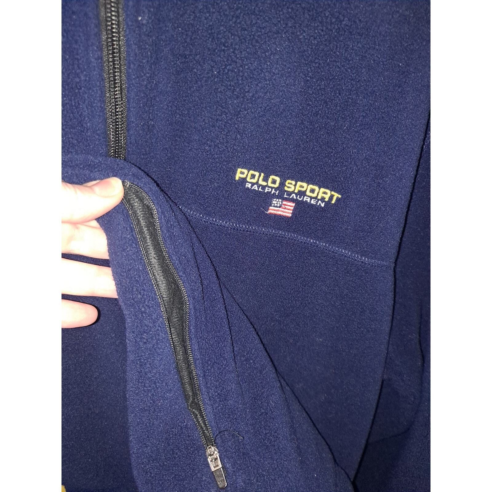 Other Polo Sport 1/4 Zip Blue Fleece Shirt Size XL Size US XL / EU 56 / 4 - 6 Thumbnail