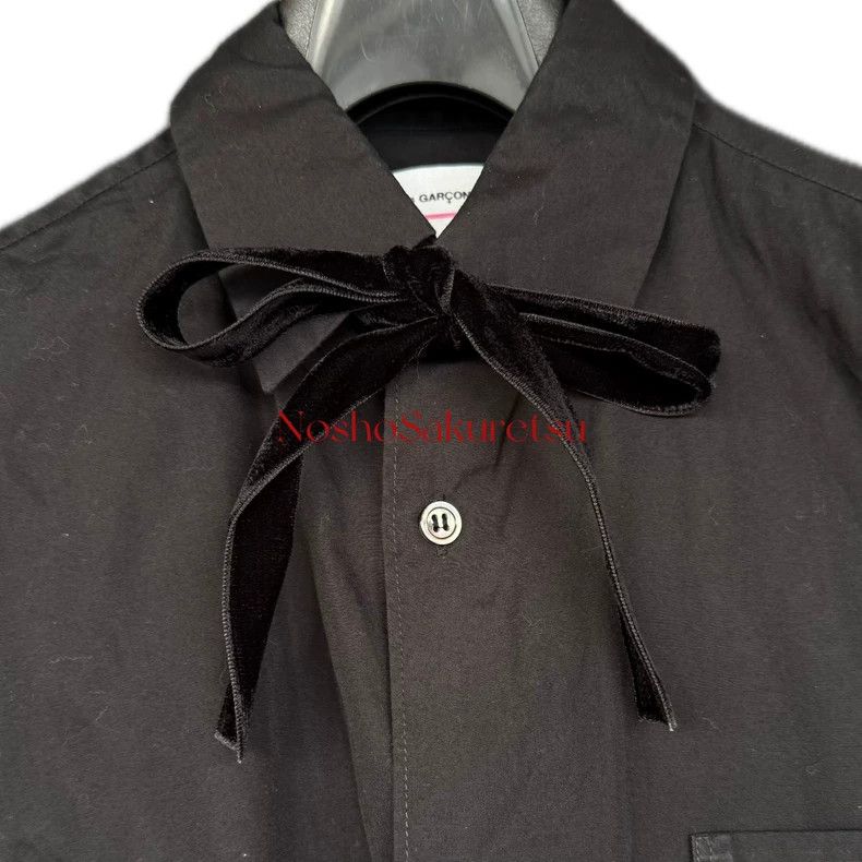 Comme des Garcons Comme Des Garcons Velvet bow-tie shirt Size XS / US 0-2 / IT 36-38 - 3 Thumbnail