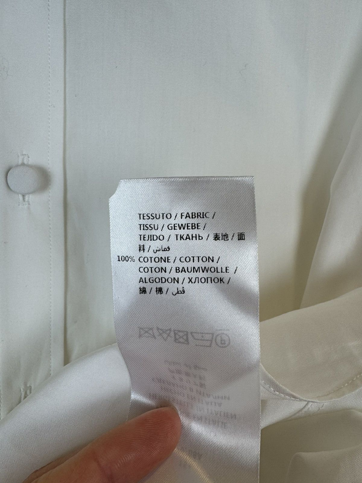 Alexander McQueen Alexander McQueen white poplin cotton classic shirt logo Size US S / EU 44-46 / 1 - 22 Thumbnail