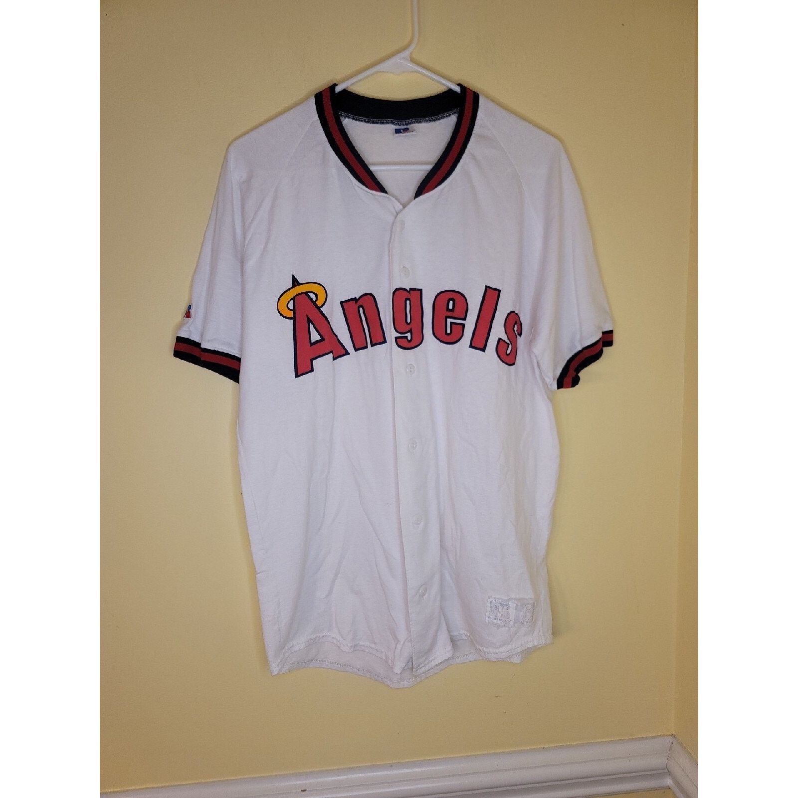 Russell Athletic Russell Athletic Made In USA California Angels Jersey Sz M Size US M / EU 48-50 / 2 - 1 Thumbnail