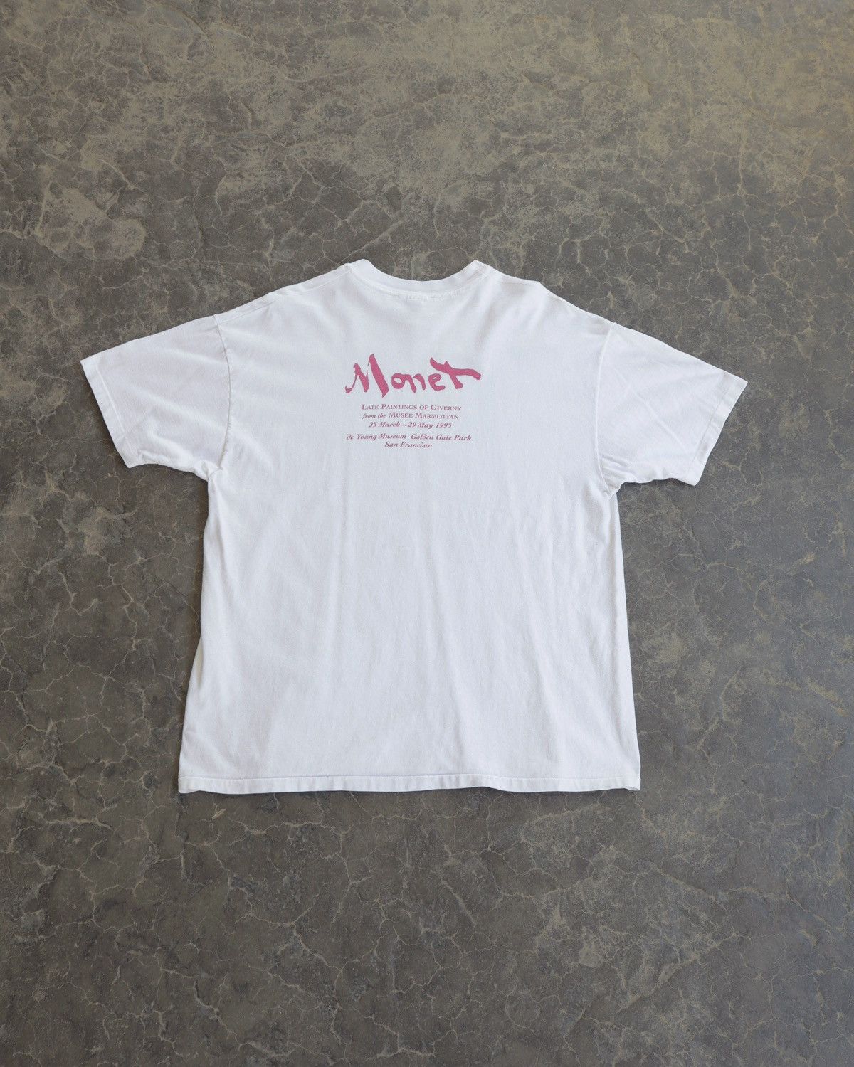Vintage Vintage 90s Monet Lily Pad San Francisco White Art Rare Tee Size US XL / EU 56 / 4 - 3 Thumbnail