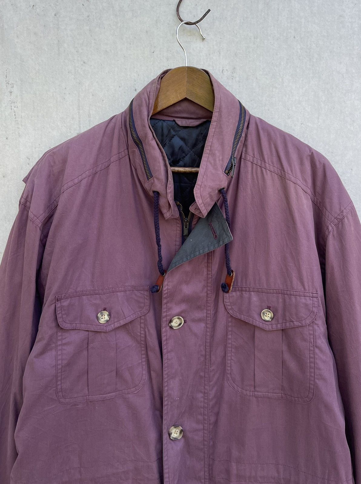 Alfred Dunhill 🔥VINTAGE 90'S DUNHILL ITALY UTILITY STYLE CHORE JACKET Size US XL / EU 56 / 4 - 2 Thumbnail