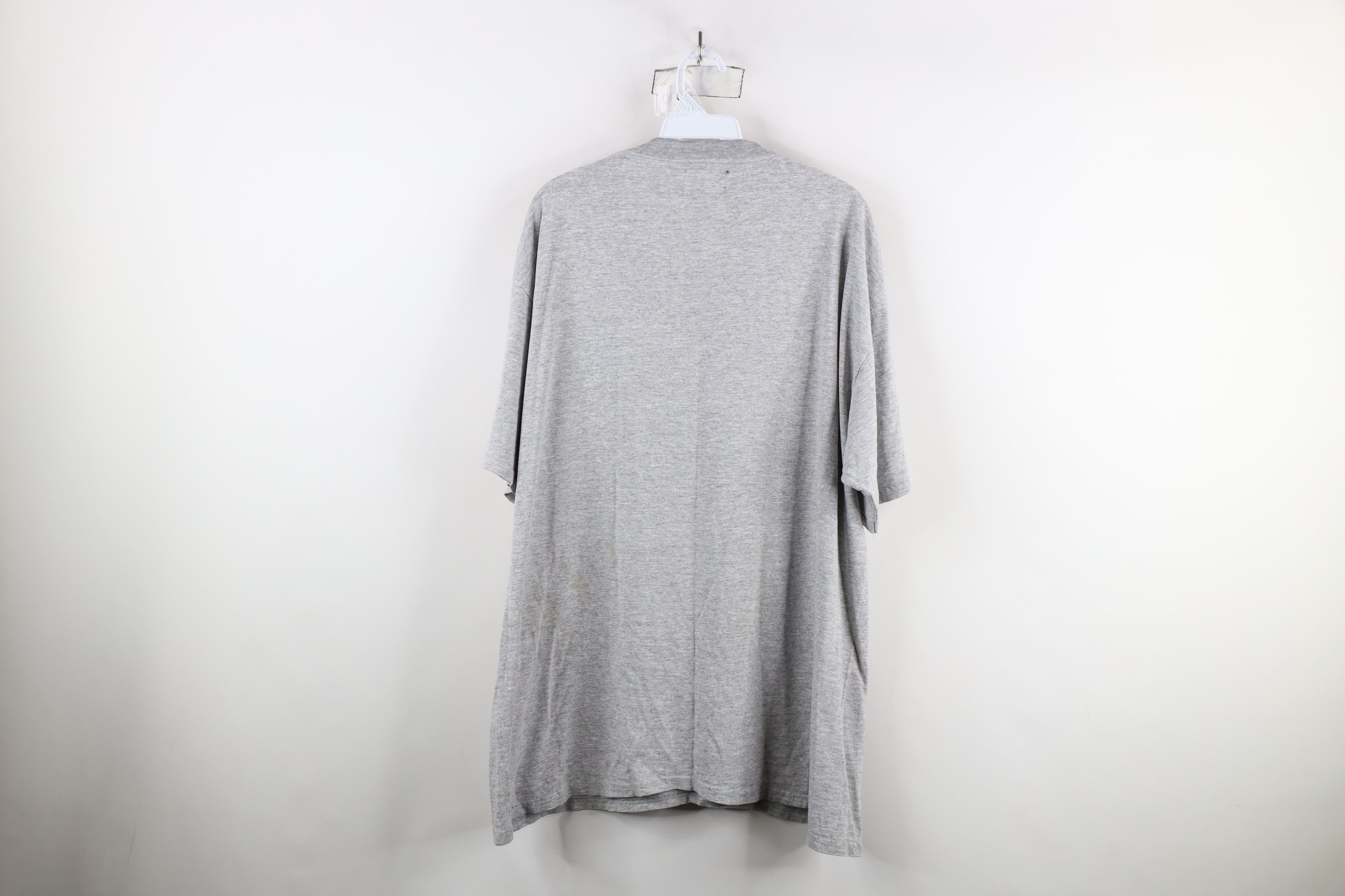 American Eagle Outfitters × Vintage Vintage 90s American Eagle Outfitters Spell Out T-Shirt Gray Size US L / EU 52-54 / 3 - 12 Thumbnail