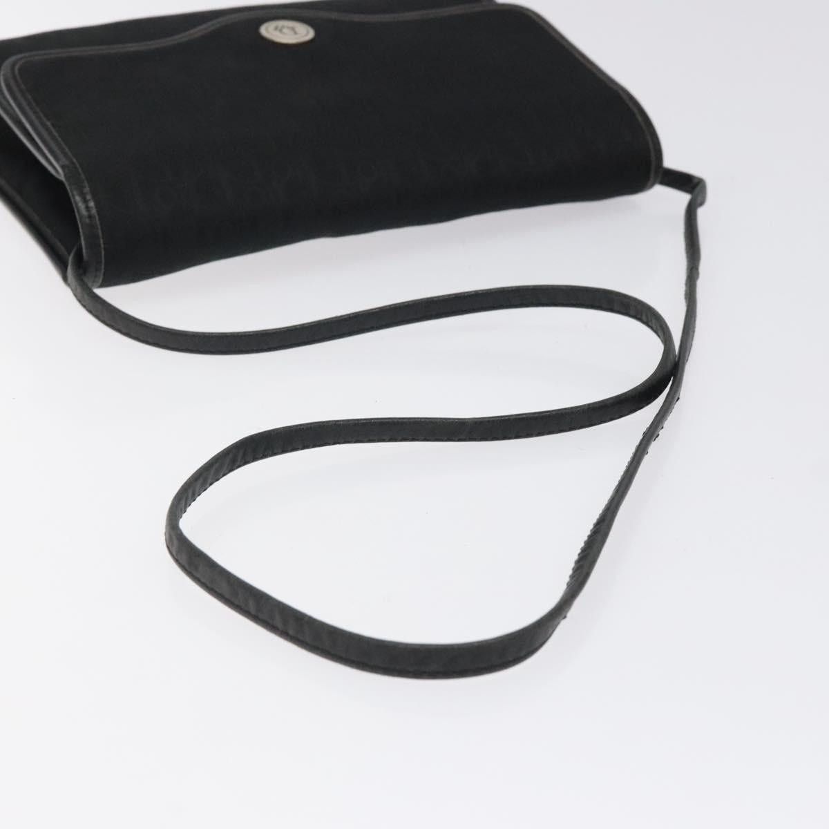 Dior DIOR Trotter Canvas Shoulder Bag Black Gold Size ONE SIZE - 7 Thumbnail