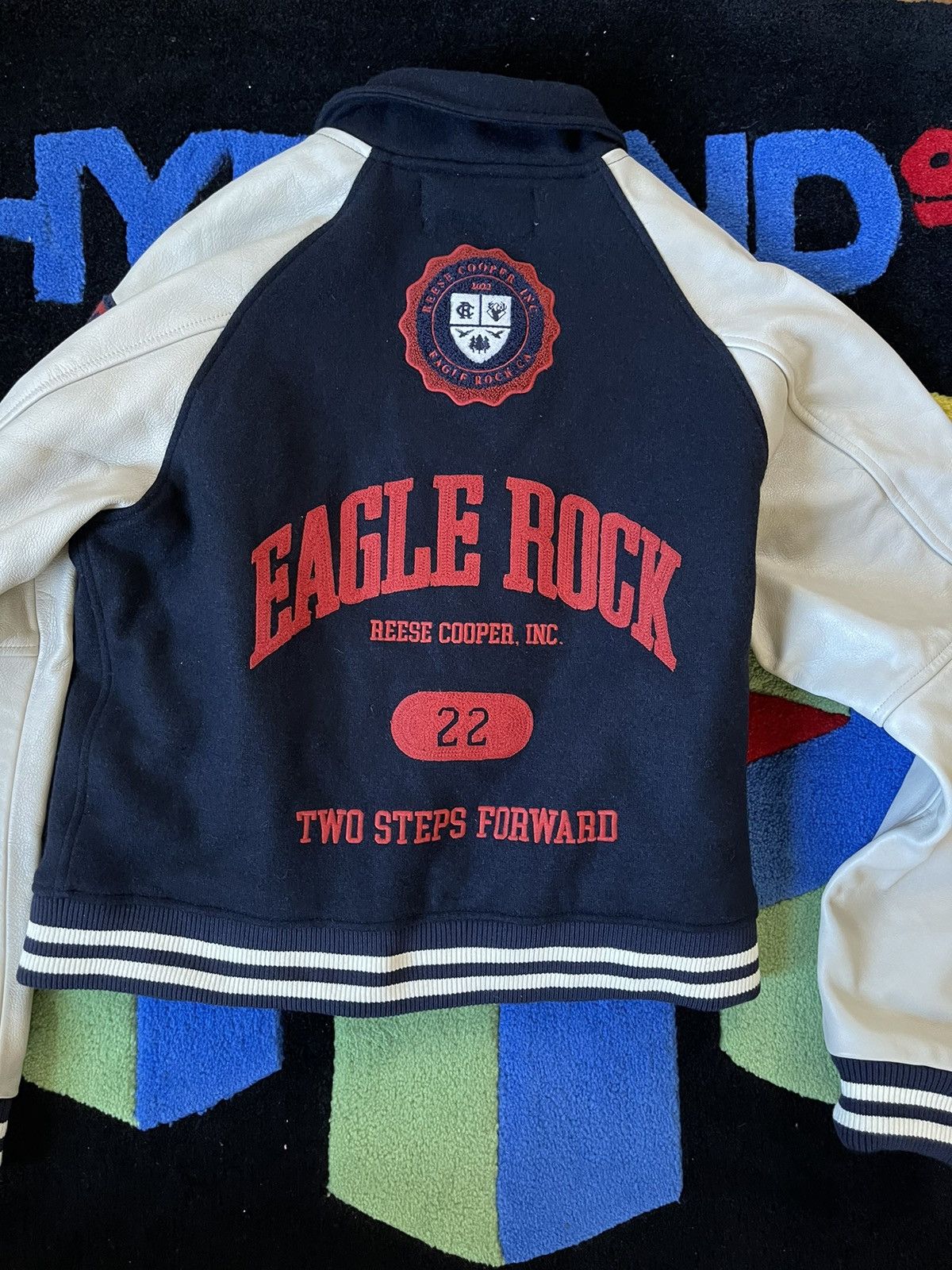 Reese Cooper (L) REESE COOPER TWO STEPS FORWARD WOOL VARSITY JACKET Size US L / EU 52-54 / 3 - 8 Thumbnail