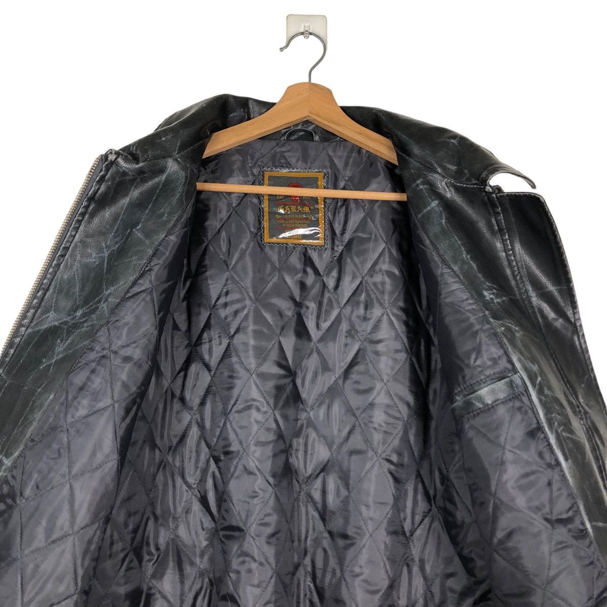 Japanese Brand 🔥Vintage Biker Leather Jacket Garam Japan Issey Miyake Size US XL / EU 56 / 4 - 14 Thumbnail