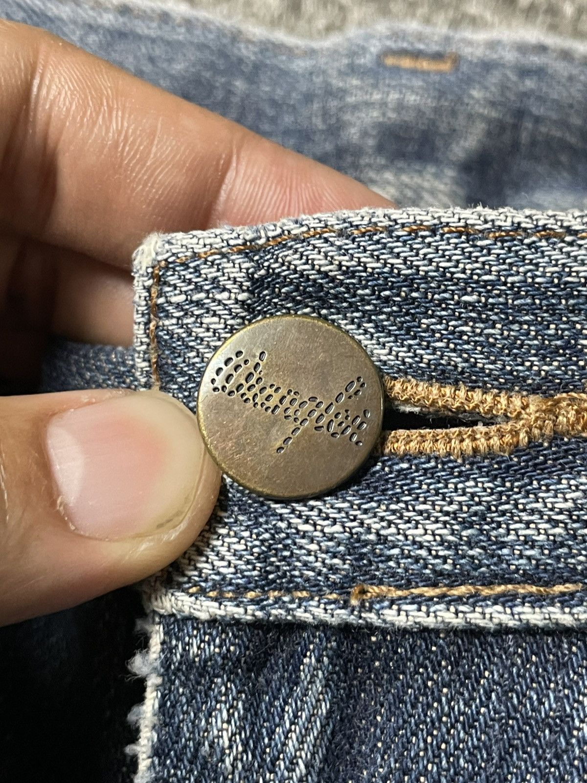 Japanese Brand × Vintage × Wrangler Vintage WRANGLER Relaxed Straight Jeans (91) Size US 28 / EU 44 - 9 Thumbnail
