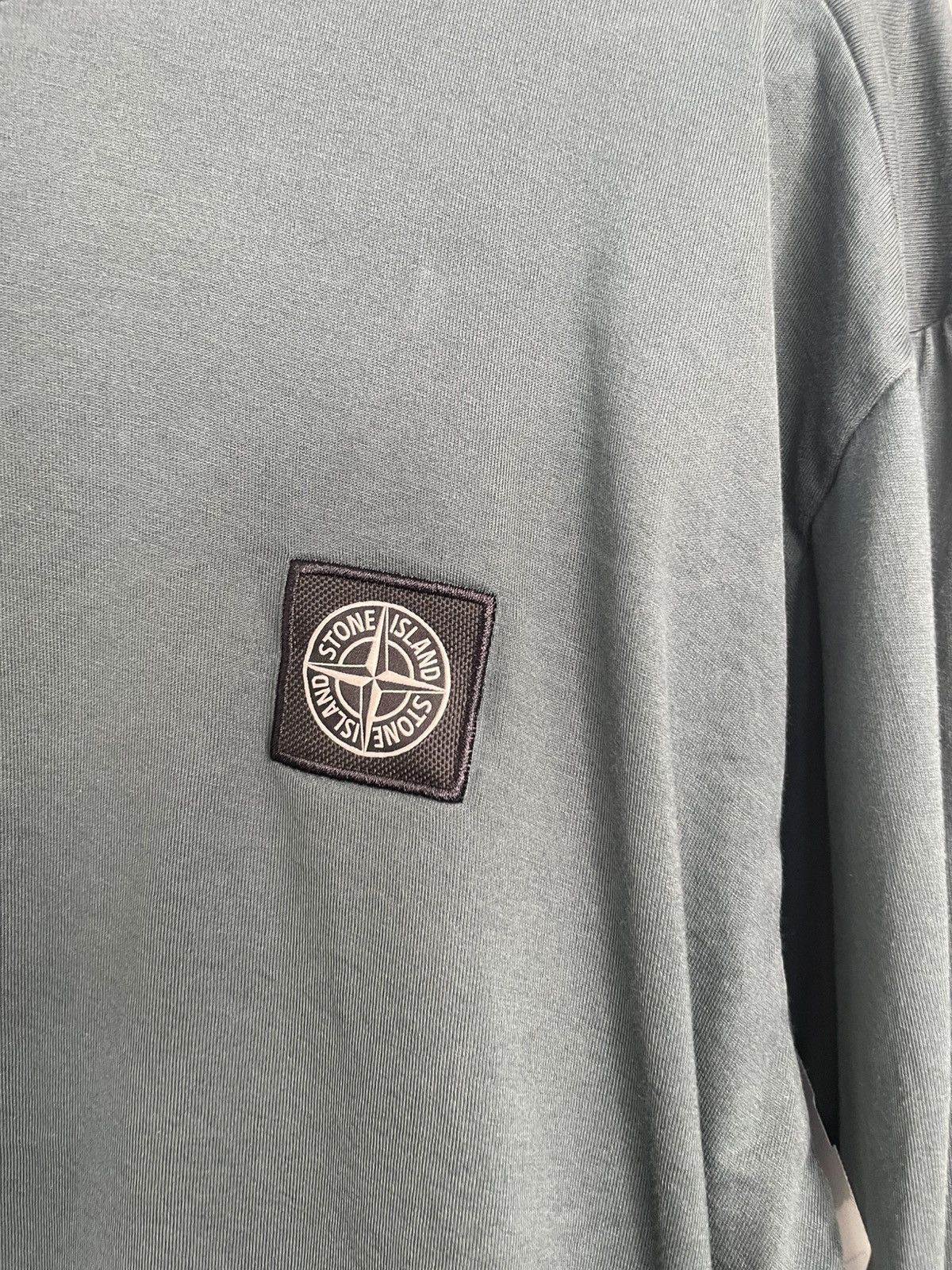 Stone Island Stone Island Long Sleeve T-Shirt Compass Patch Green Medium Size US M / EU 48-50 / 2 - 3 Thumbnail
