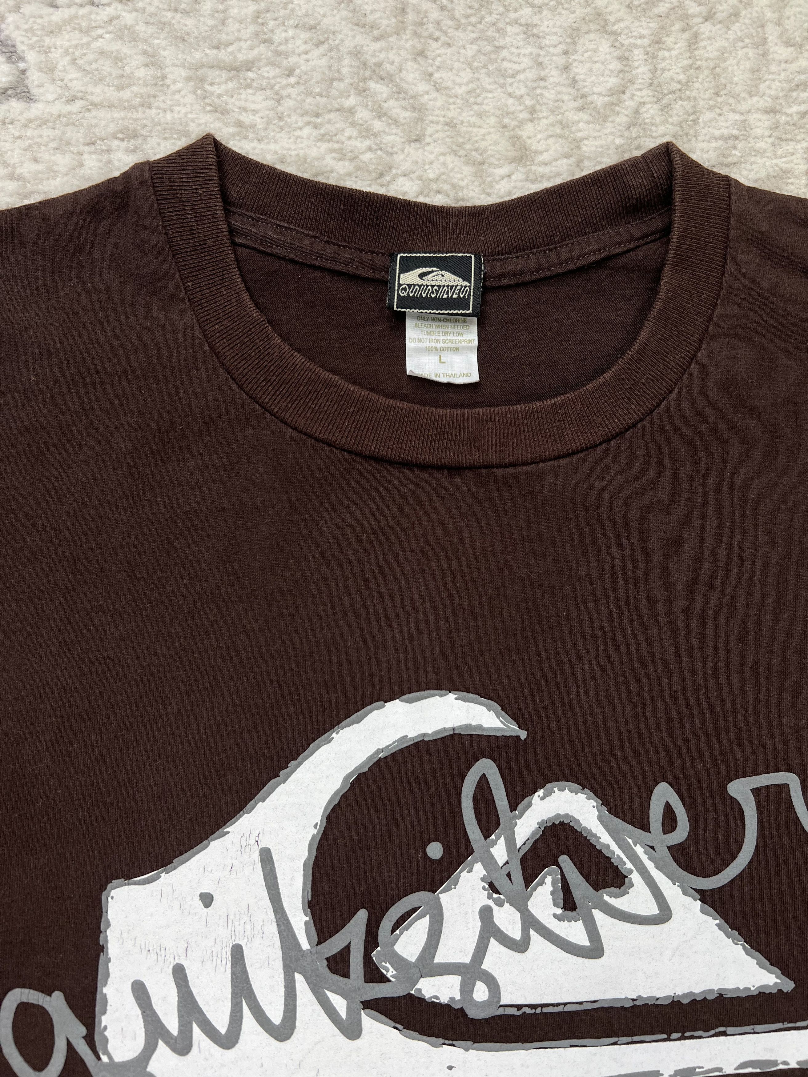 Quiksilver Vintage Quiksilver T-Shirt Big Front Back Logos Size US M / EU 48-50 / 2 - 4 Thumbnail