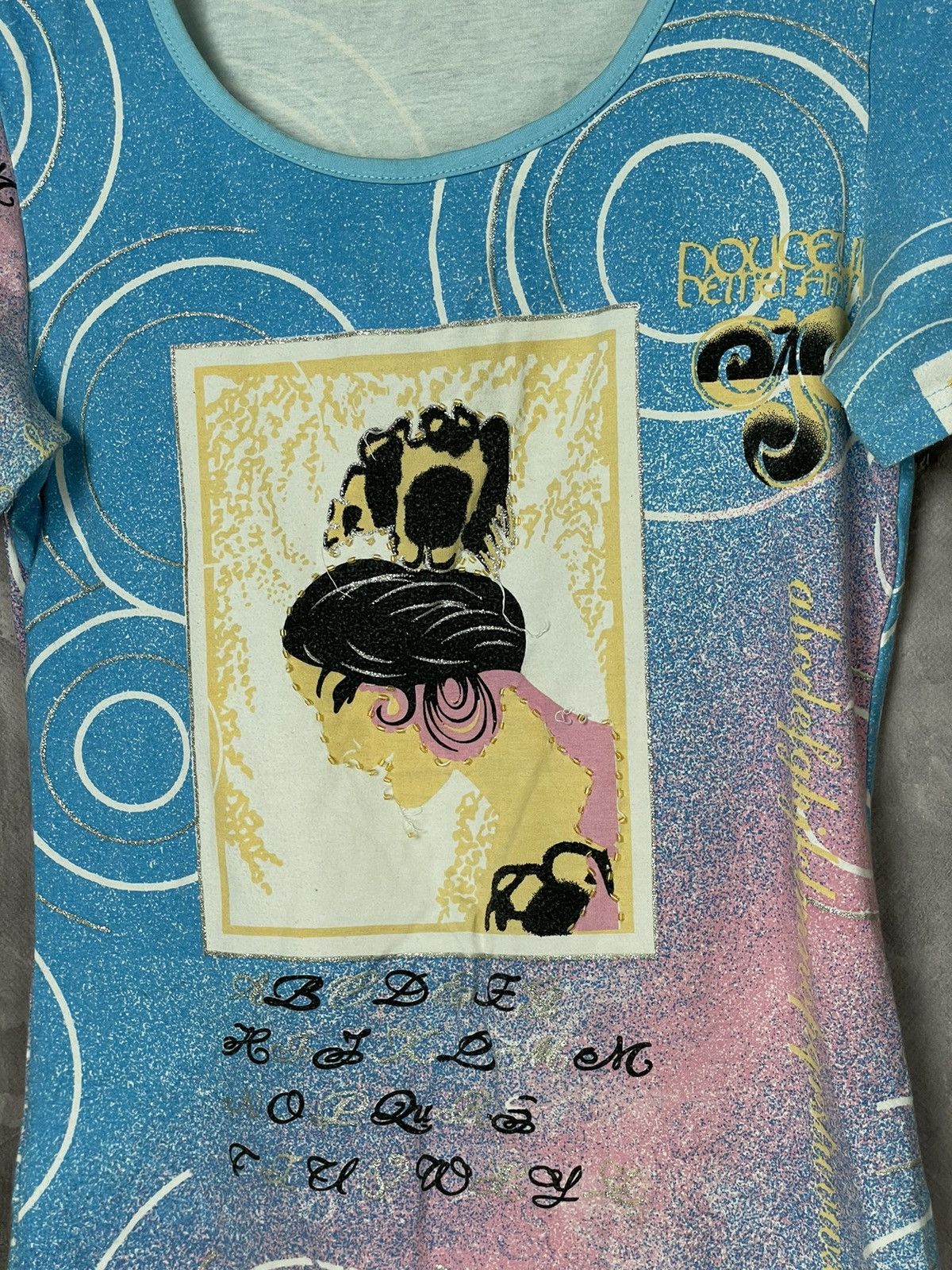 Dolce & Gabbana Vintage Y2K Dolce Gabbana Coloured Japanese Geisha tank top Size S / US 4 / IT 40 - 6 Thumbnail