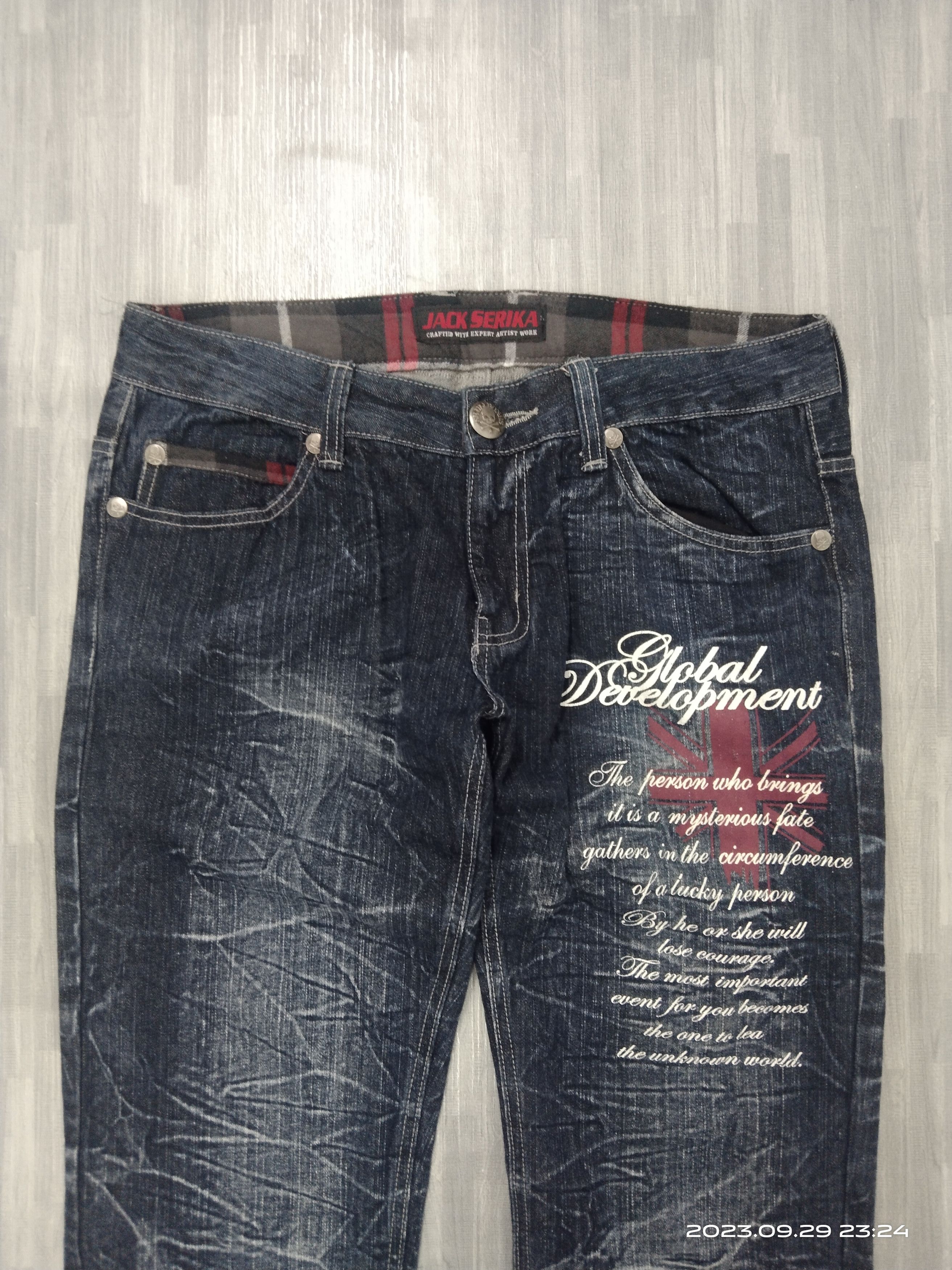 Japanese Brand SICK JACK SERIKA CRAFTED WITH EXPERT ARTIST WORK Size US 32 / EU 48 - 4 Thumbnail