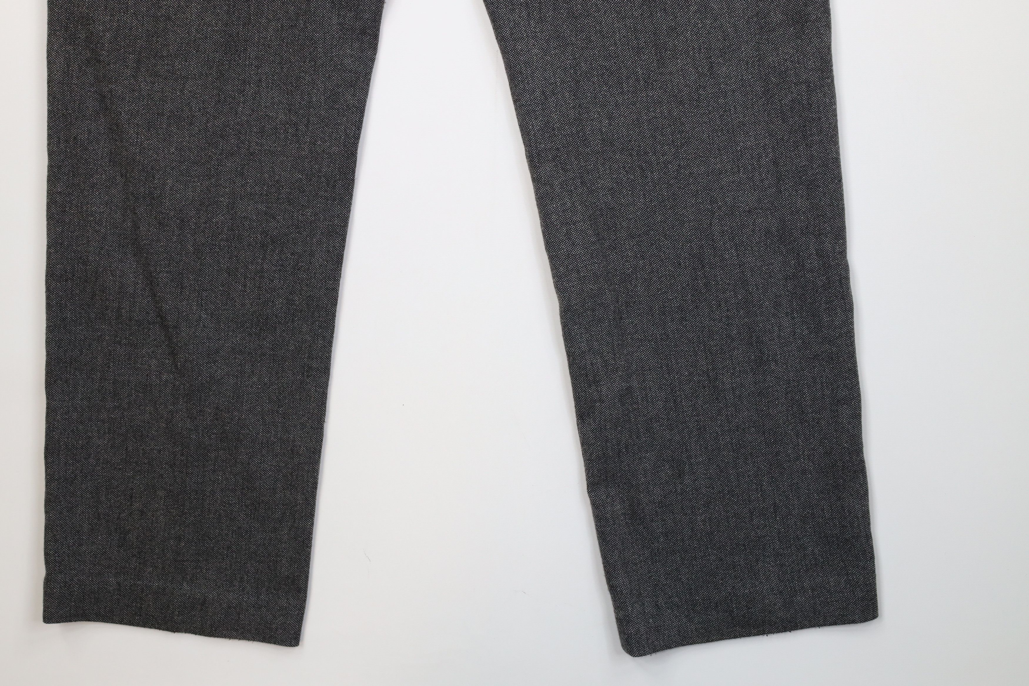 Express Express Flannel Wool Blend Knit Wide Leg Chino Pants Gray Size US 36 / EU 52 - 12 Thumbnail