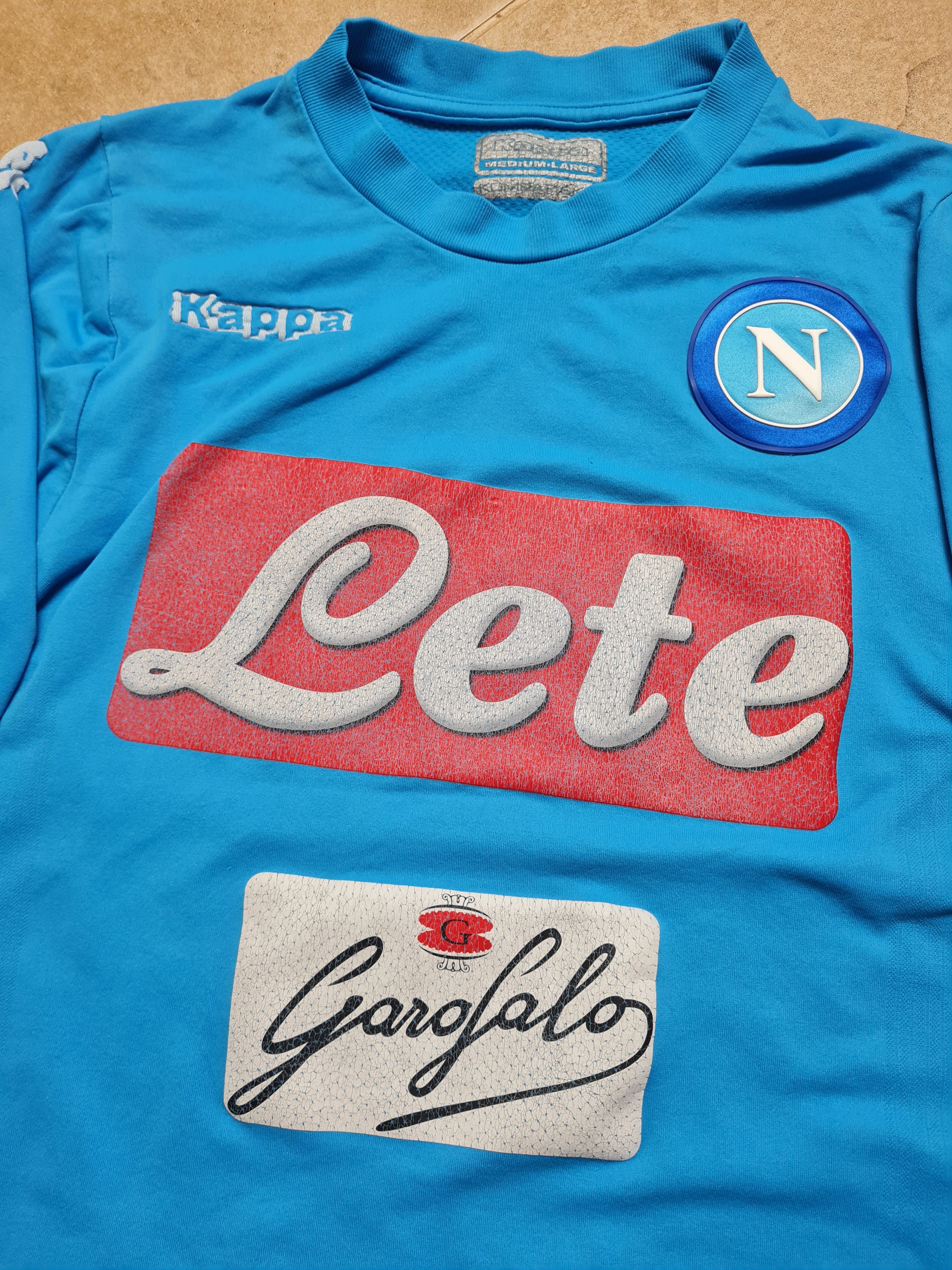 Kappa FOOTBALL JERSEY NAPOLI 2016/2017 HOME SOCCER SHIRT KAPPA Size US M / EU 48-50 / 2 - 9 Thumbnail