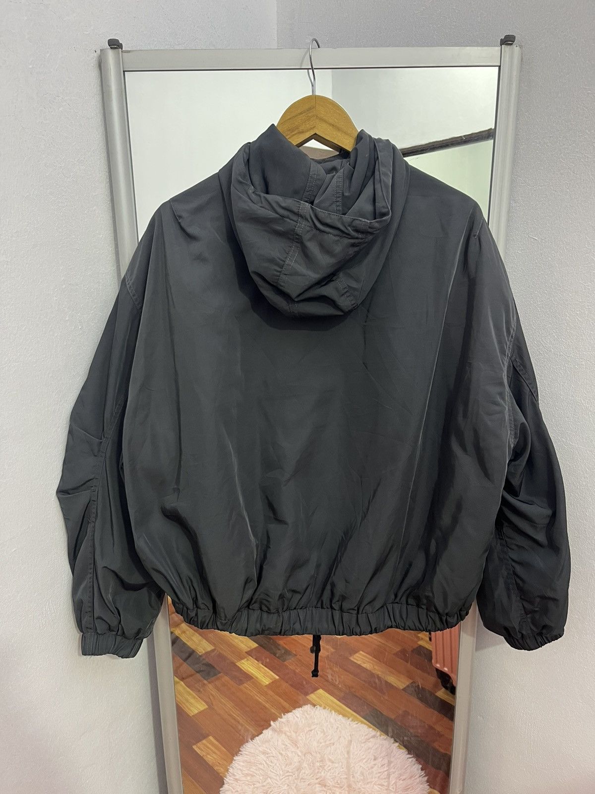 Japanese Brand Double Name Hooded Snap Jacket Boxy Black Size US L / EU 52-54 / 3 - 11 Thumbnail
