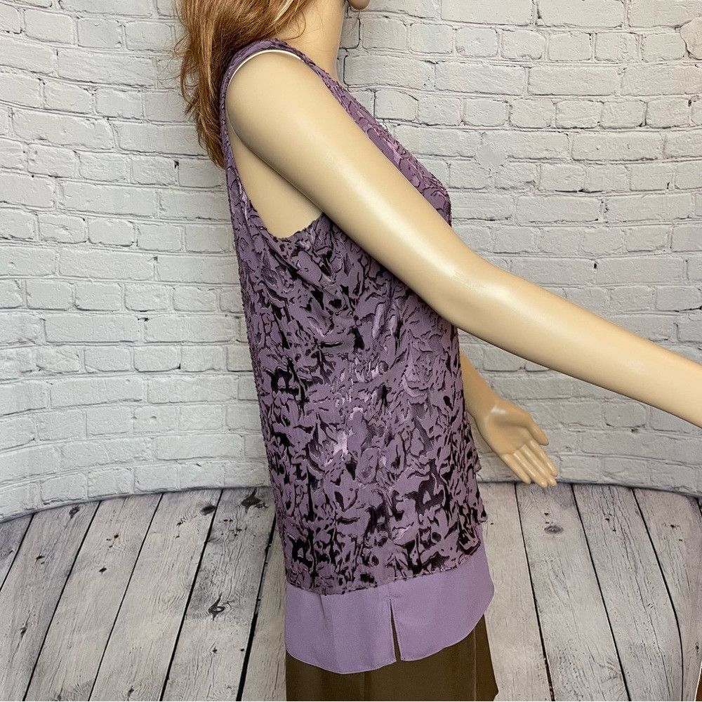 Other New E3 by Etcetera Seraphim Viscose Silk Blend Violet Layer Size XS / US 0-2 / IT 36-38 - 3 Thumbnail