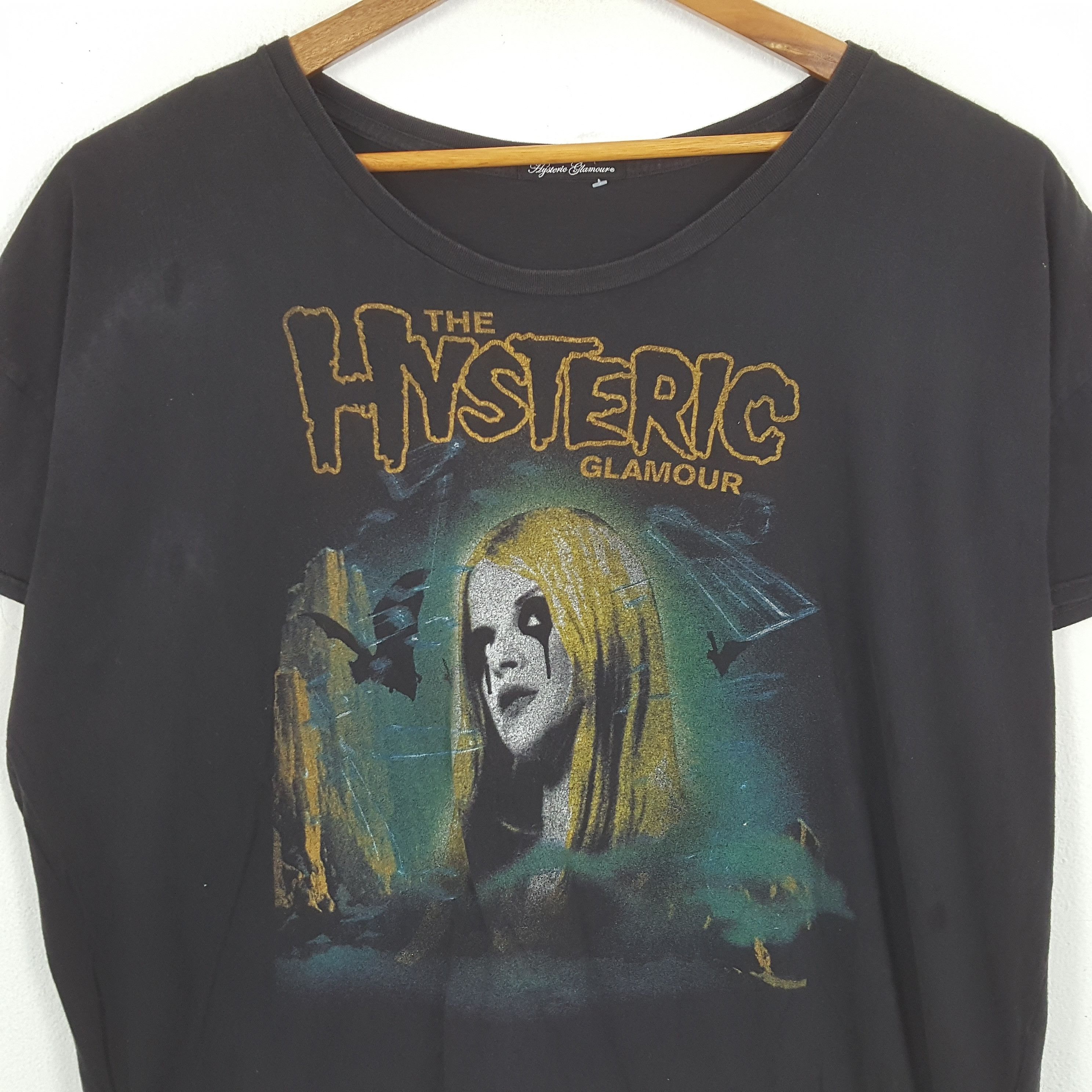 Hysteric Glamour × Japanese Brand × Vintage Vintage HYSTERIC GLAMOUR Japanese Fashion Brand T-Shirt Size XXL / US 16-18 / IT 52-54 - 2 Thumbnail