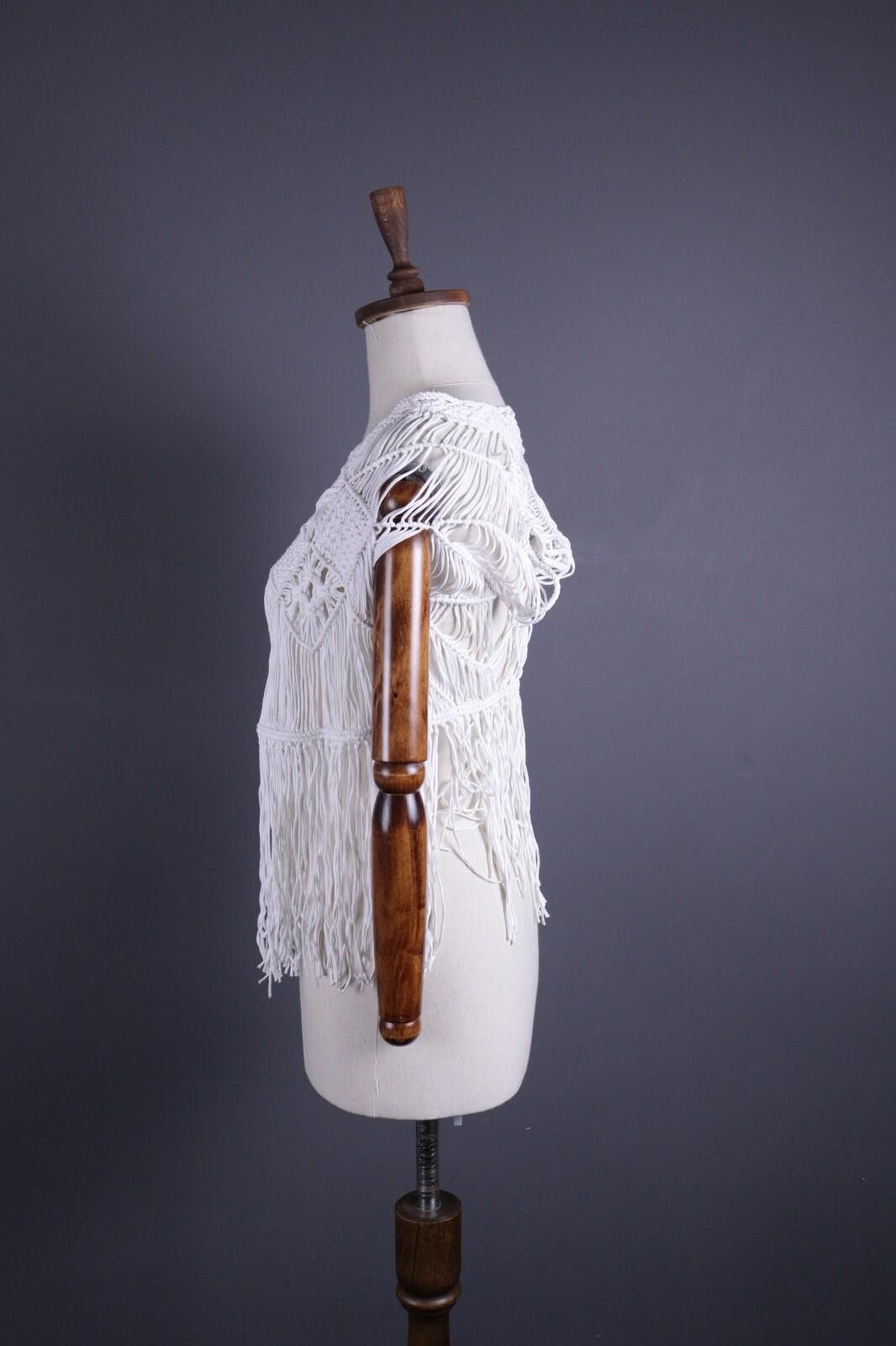 Denim & Supply Ralph Lauren Denim & Supply Ralph Lauren White Lace Top Shirt Size L Size L / US 10 / IT 46 - 5 Thumbnail