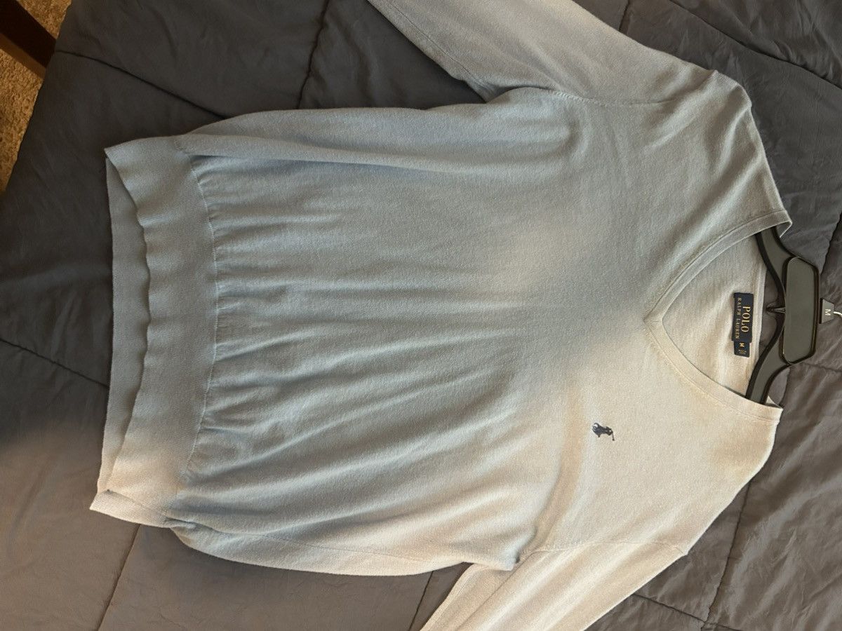 Polo Ralph Lauren Polo Ralph Lauren Cashmere/Cotton V-neck sweater Size US M / EU 48-50 / 2 - 3 Thumbnail