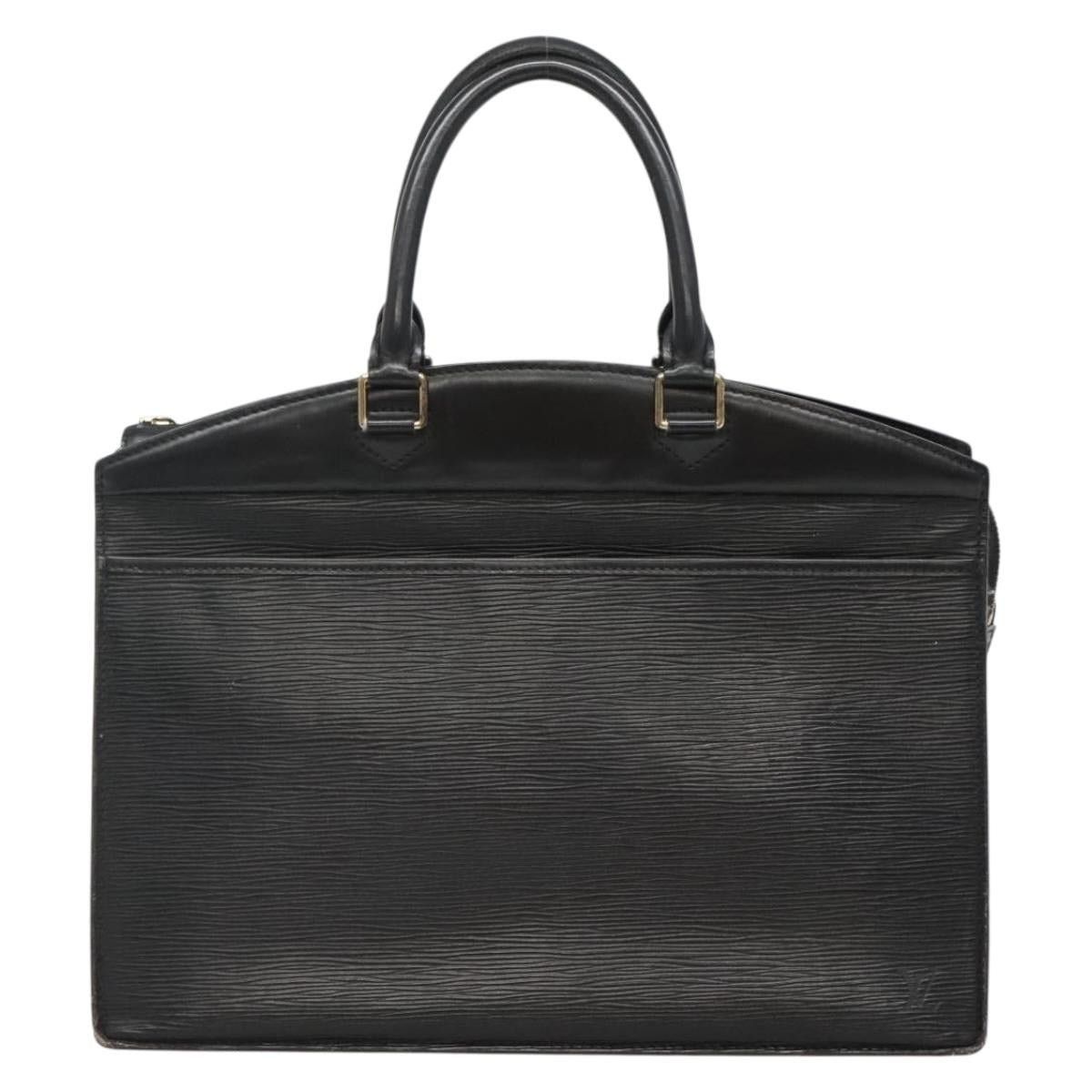 Louis Vuitton LOUIS VUITTON Epi Riviera Hand Bag Noir Black M48182 Size ONE SIZE - 13 Thumbnail