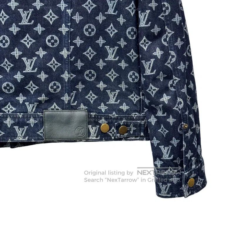 Louis Vuitton Louis Vuitton Original full print denim jacket Size US M / EU 48-50 / 2 - 3 Thumbnail