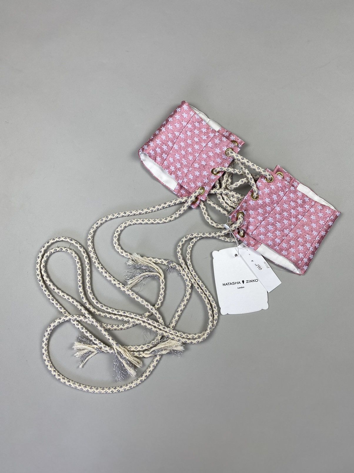 Designer × Natasha Zinko BNWT! Natasha Zinko Brocade Corset Belt size US 0 / IT 38 Size ONE SIZE - 14 Thumbnail
