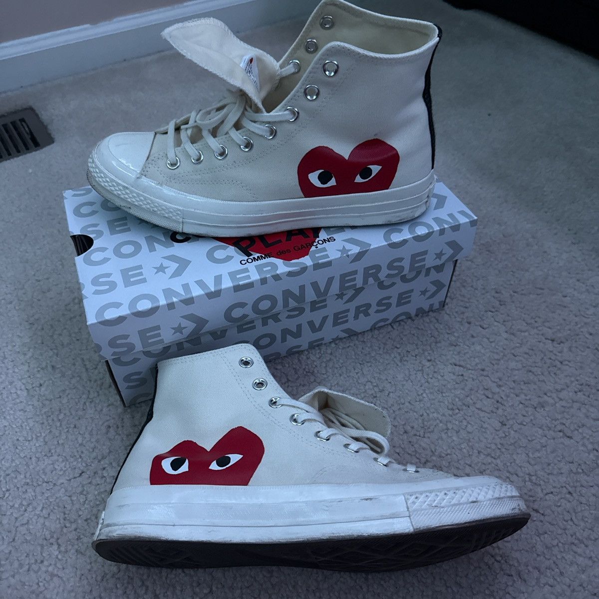 Comme des Garcons PLAY × Converse Converse x Comme des Garçons Size US 9 / EU 42 - 1 Thumbnail
