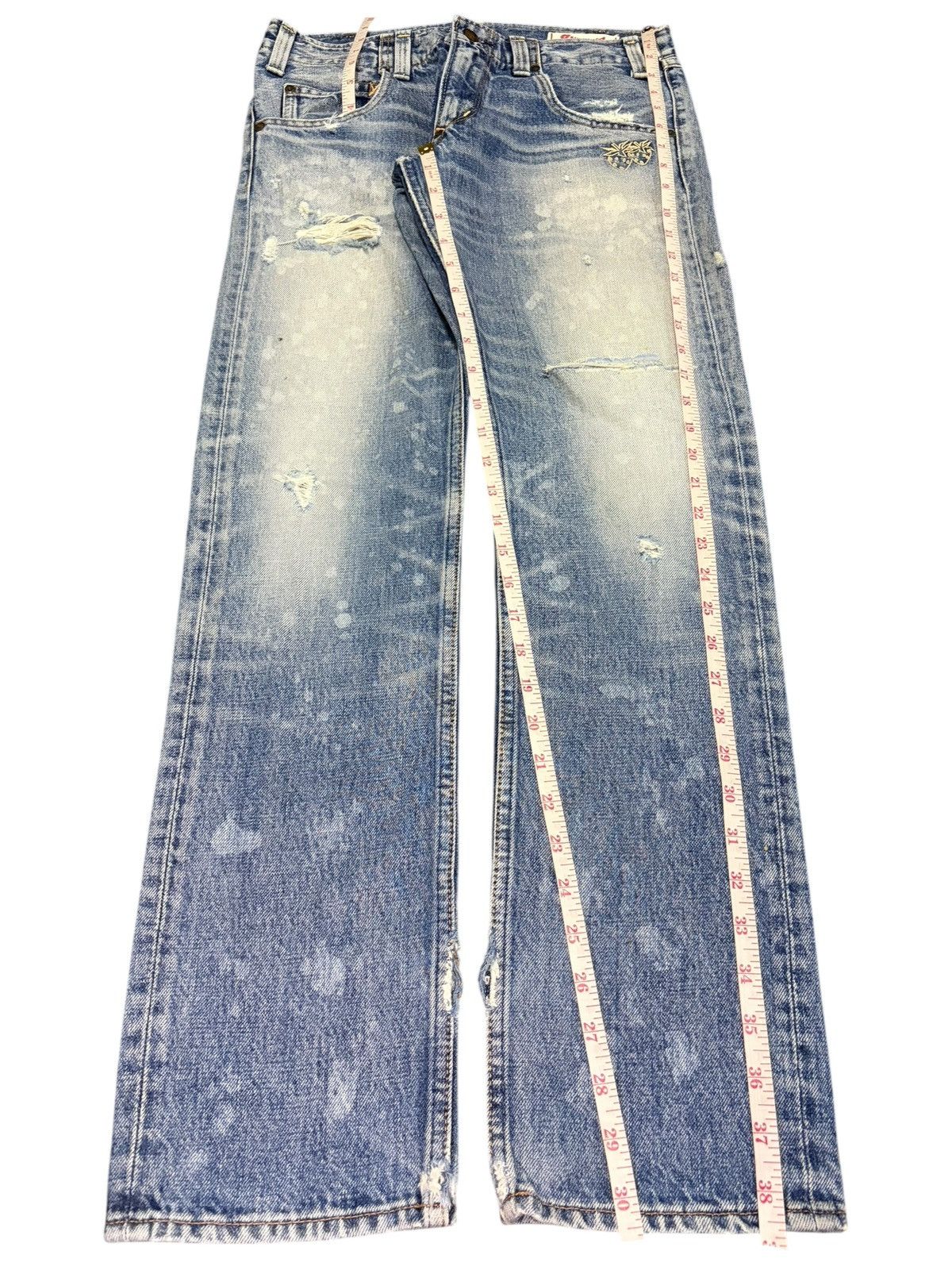 Dsquared2 Vintage Japanese Brand Embroidered Distressed Jeans Size 30" / US 8 / IT 44 - 7 Thumbnail