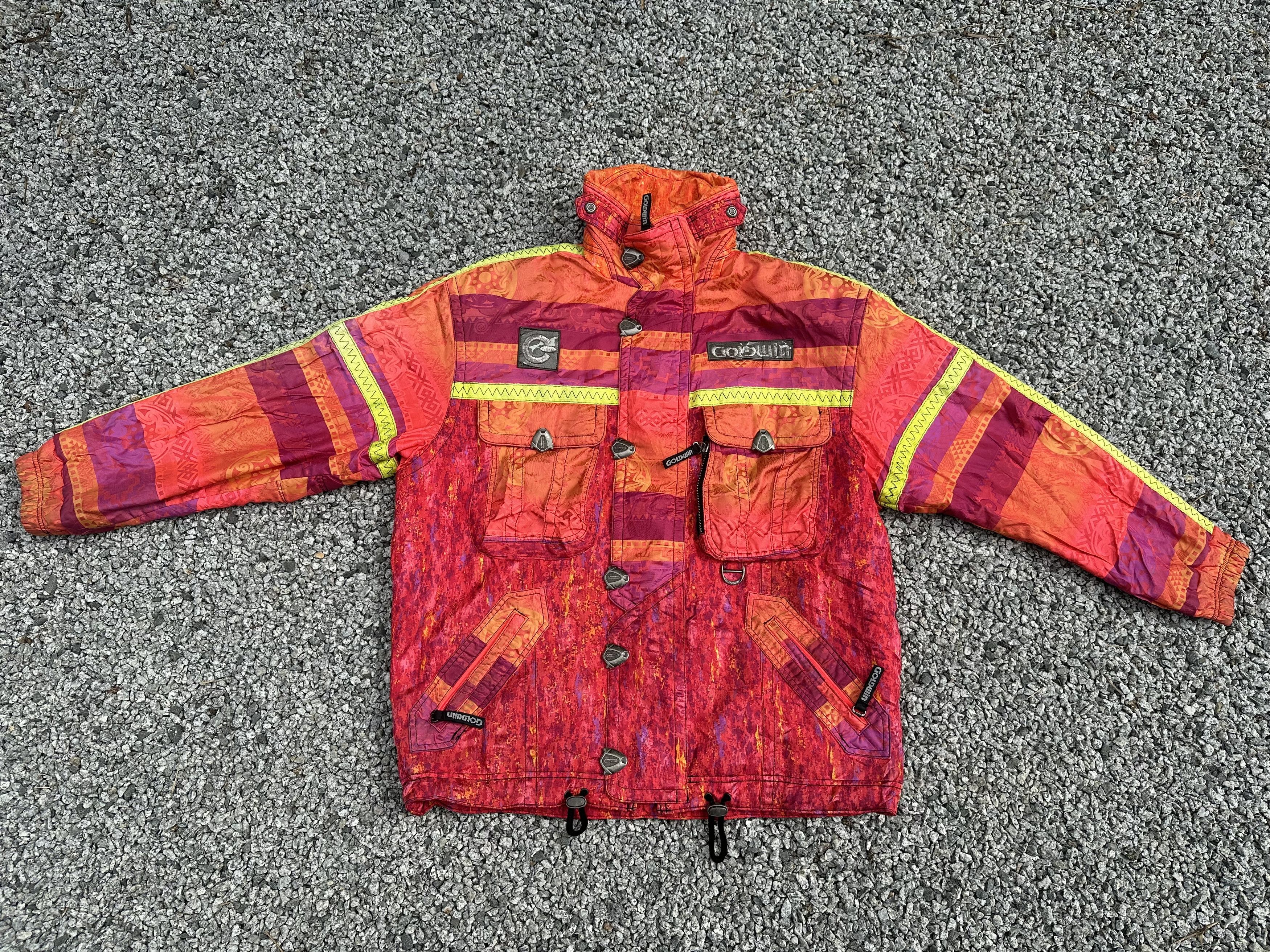 Ellesse × Goldwin Vintage Goldwin Psychedelic Ski Jacket Size US M / EU 48-50 / 2 - 3 Thumbnail