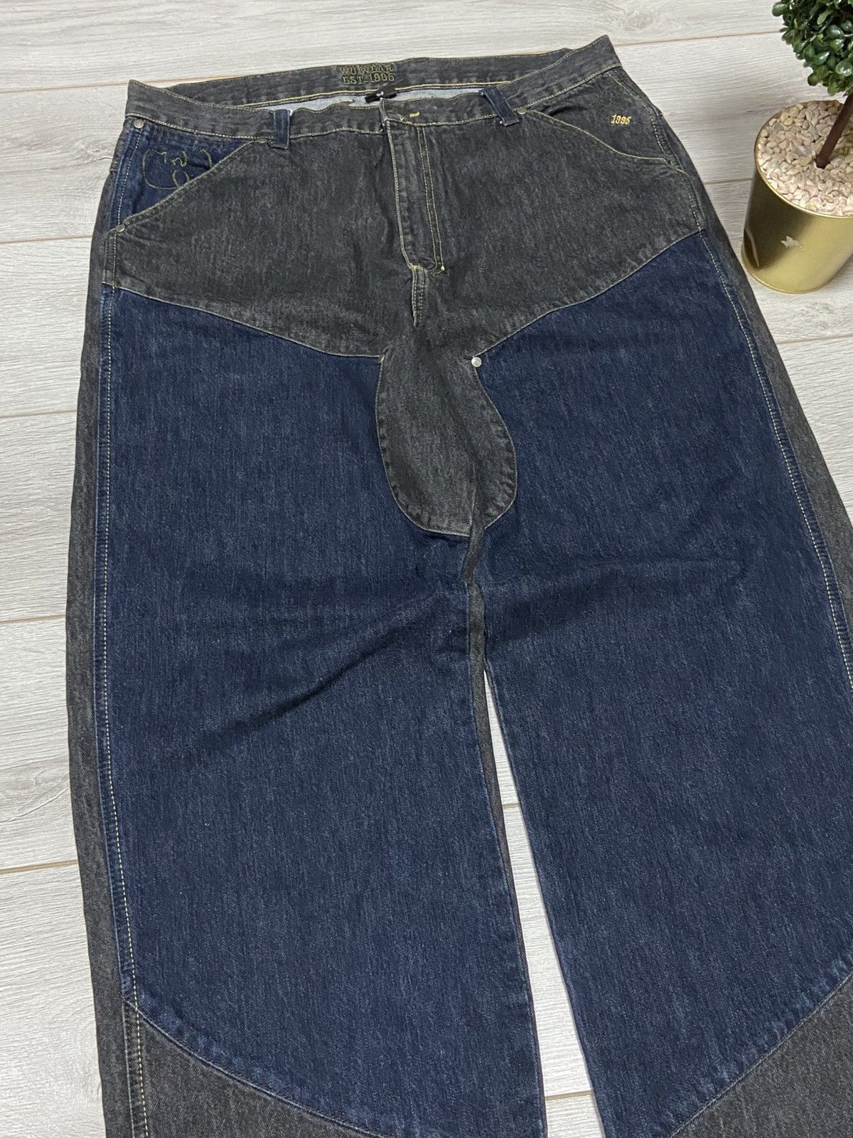 Wu-Tang Clan Wu tang clan RARE vintage big logo jeans rap skate Size US 40 / EU 56 - 2 Thumbnail