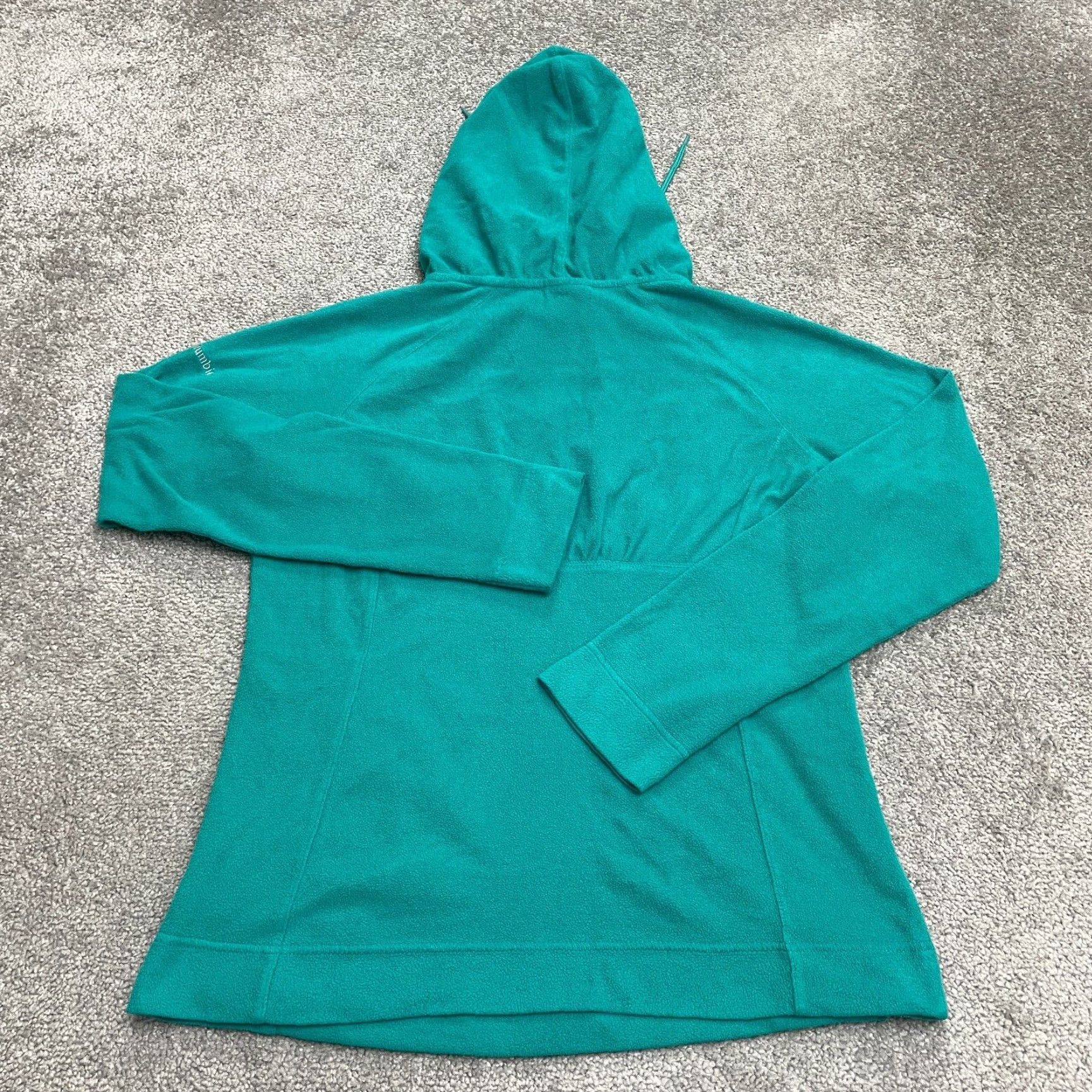 Vintage Columbia Glacial III Fleece Pullover Hoodie Sweatshirt Womens Small Green Casual Size S / US 4 / IT 40 - 2 Thumbnail