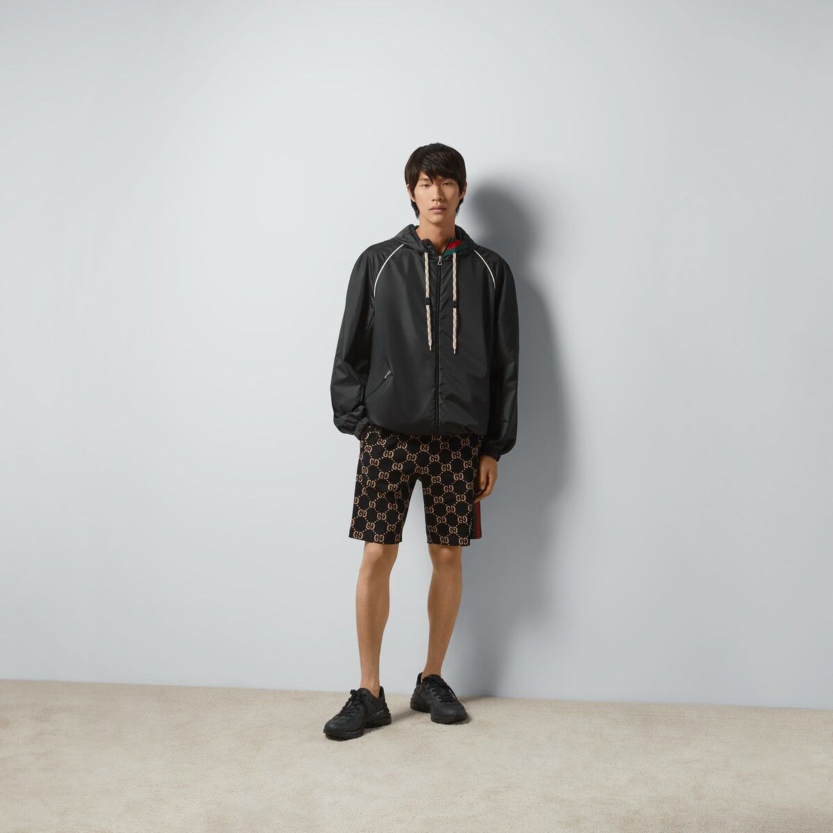 Gucci o1s1wg110725 GG Jersey Cotton Jogging Shorts in Multicolor Size US 30 / EU 46 - 2 Thumbnail