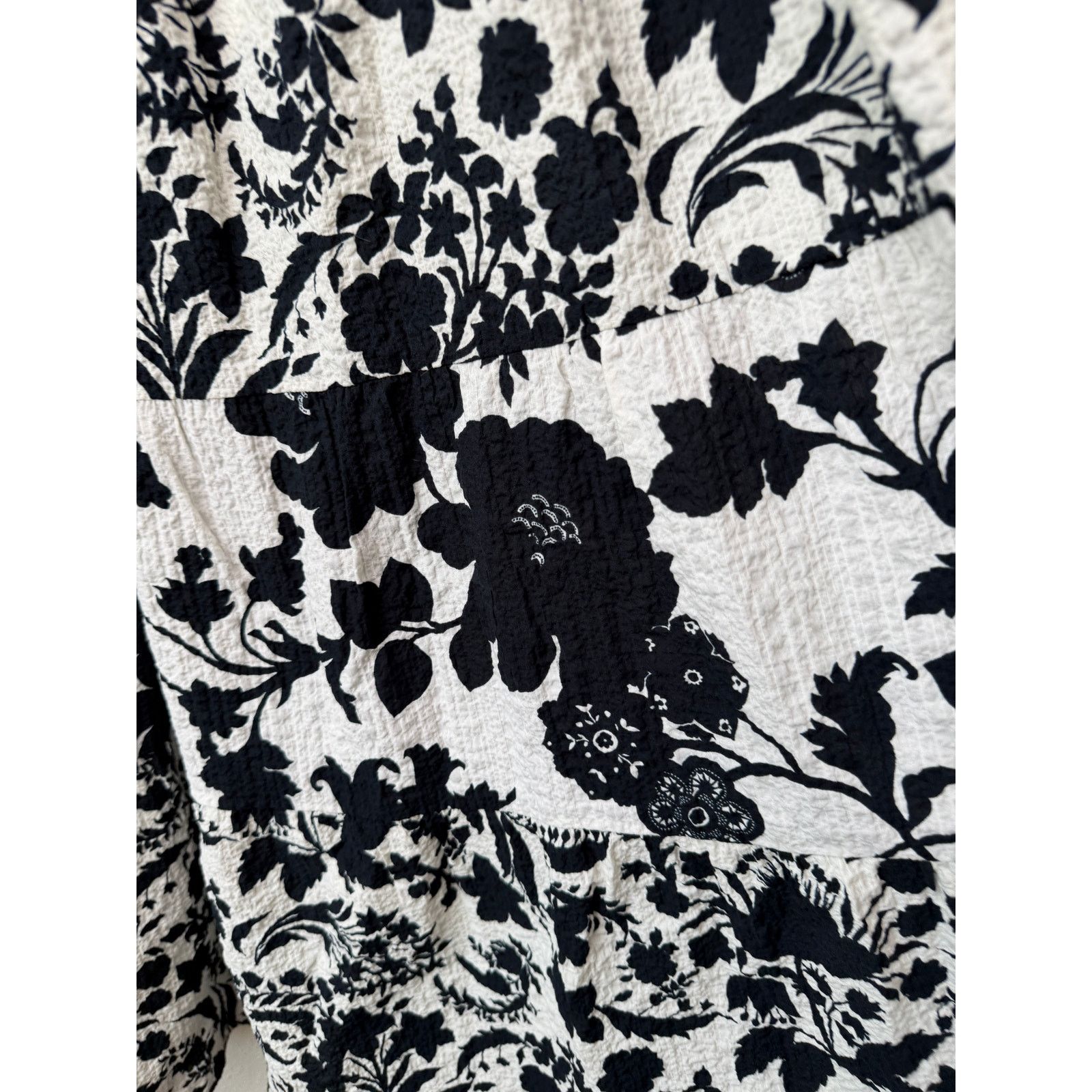 MISA Los Angeles NWT Misa Los Angeles Womens Black White Floral Set XS Size XS / US 0-2 / IT 36-38 - 12 Thumbnail